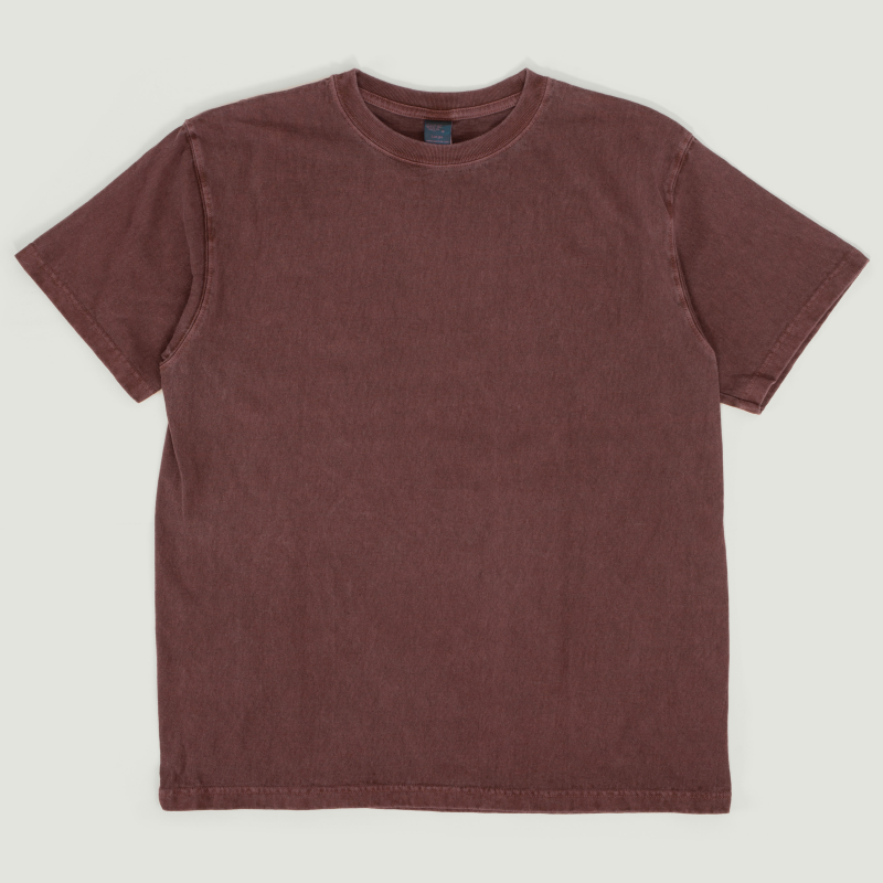 Short Sleeve Crew T-shirt P-Bordeaux