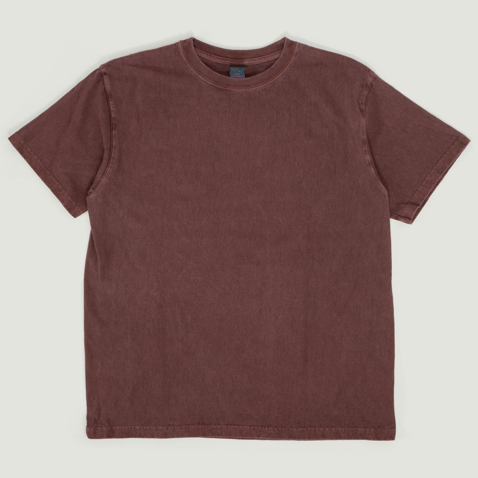 Short Sleeve Crew T-shirt P-Bordeaux