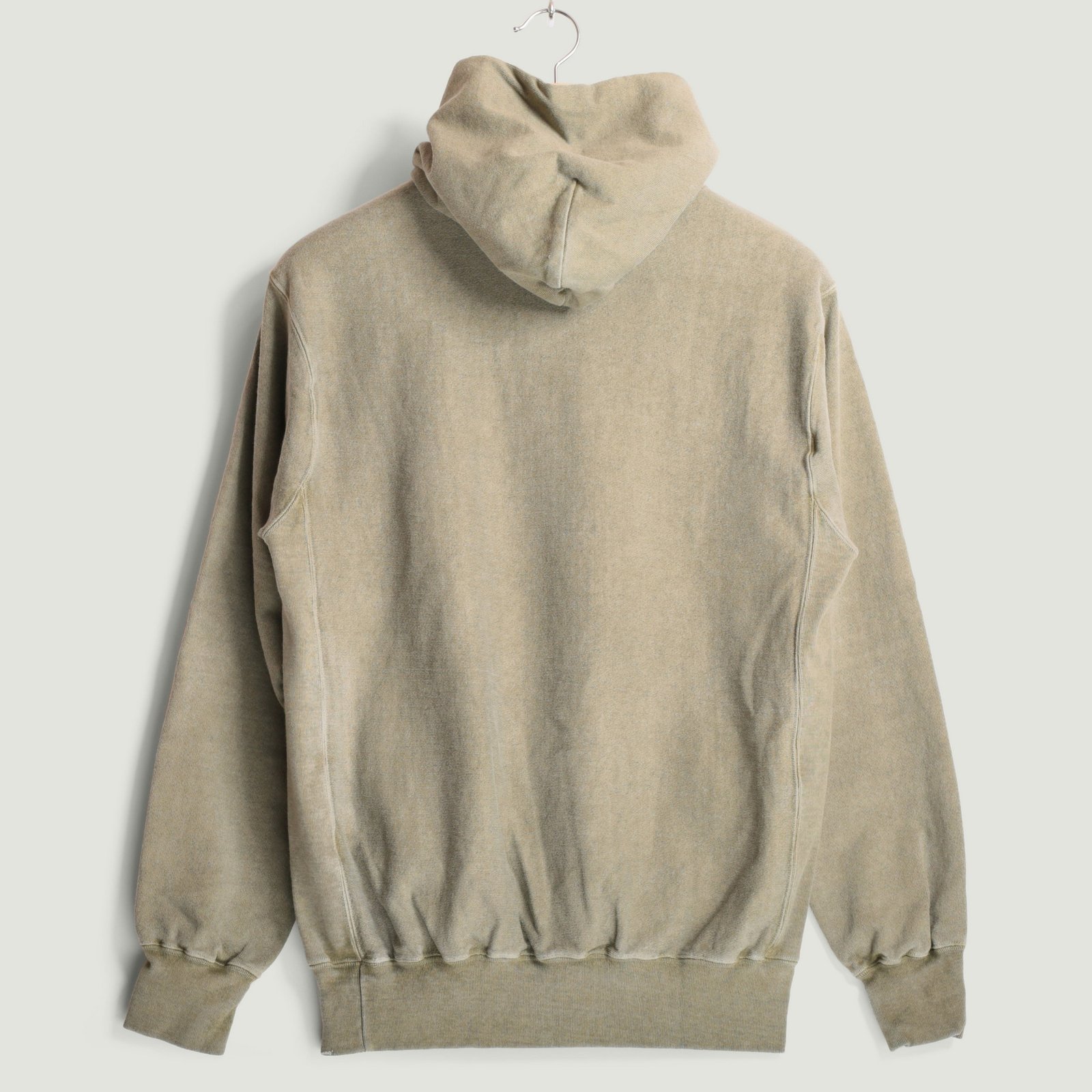 Heavy Pullover Hooded Sweatshirt in Sage Green