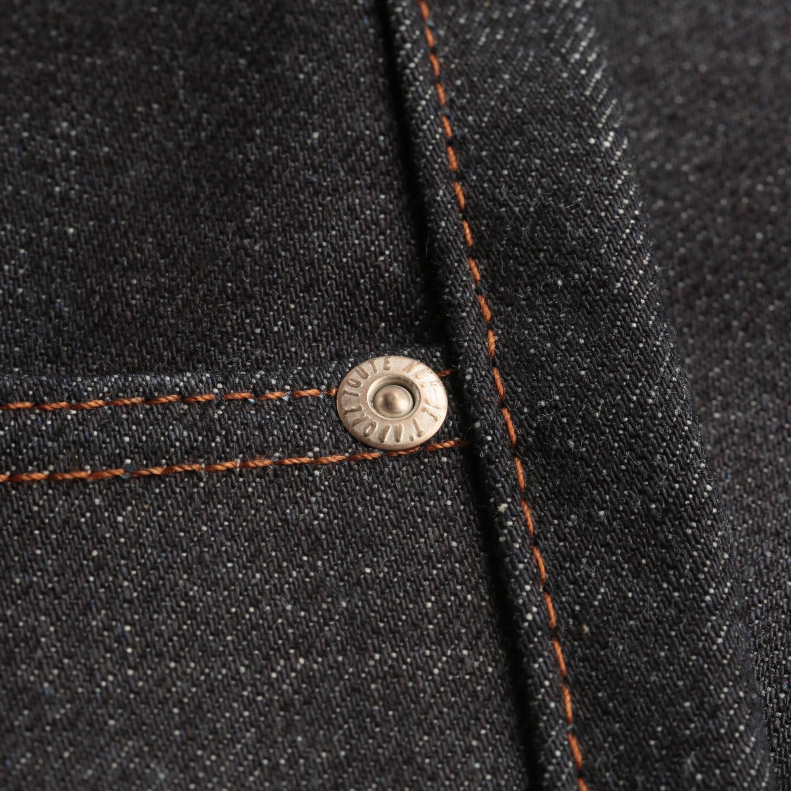 flâneurs NAKED & FAMOUS WeirdGuy Deep Indigo Rigid Selvedge rivet
