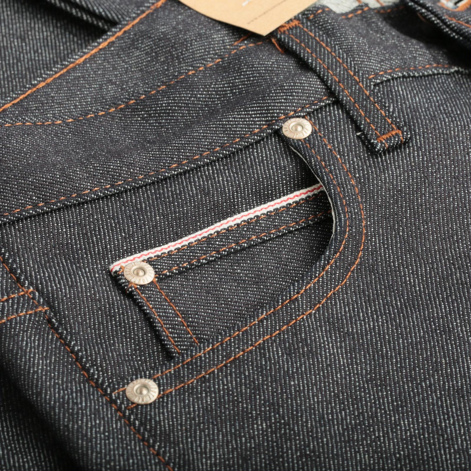 NAKED & FAMOUS SuperGuy Stretch Selvedge coin pocket jeans