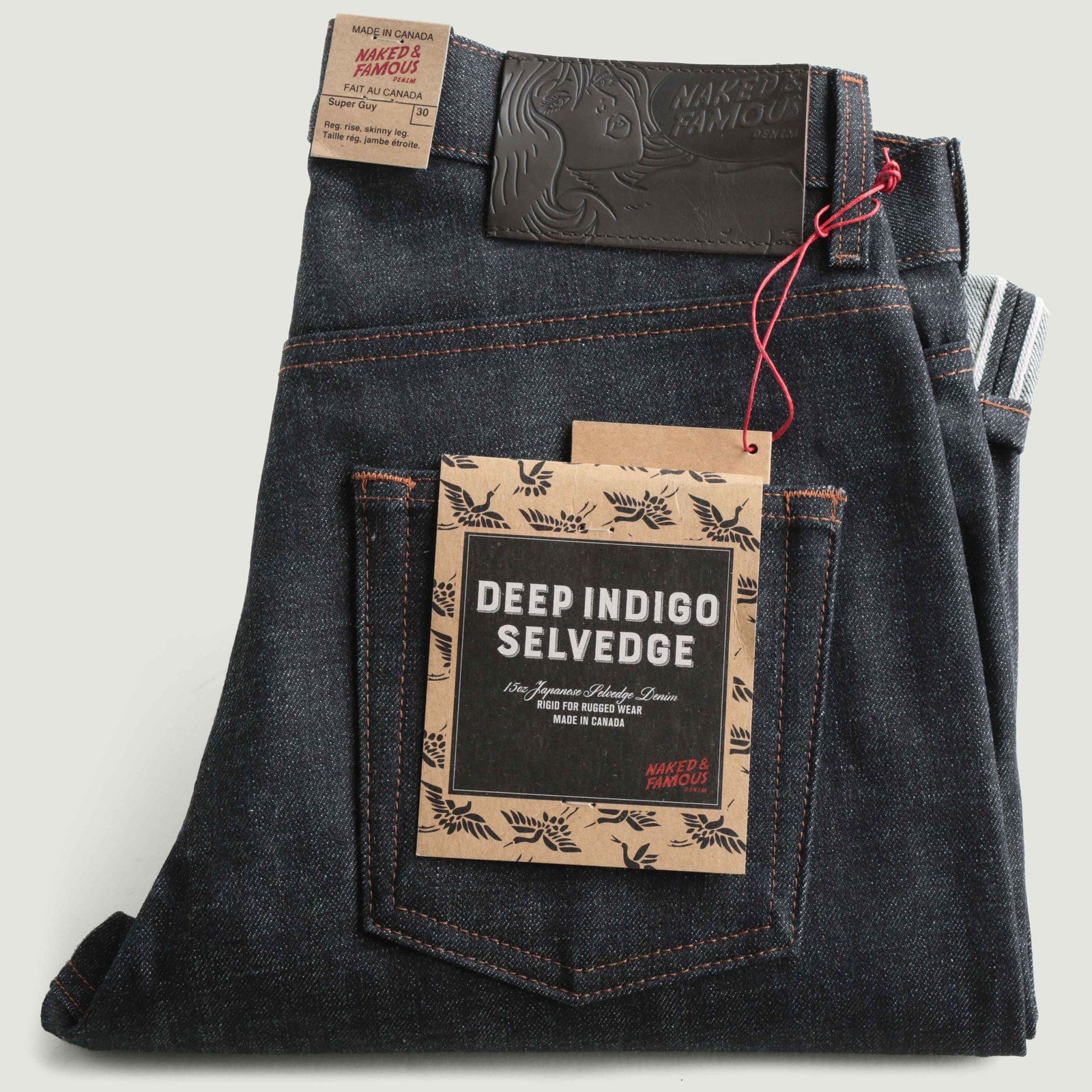 NAKED & FAMOUS SuperGuy Deep Indigo Rigid Selvedge Flâneurs Vignette