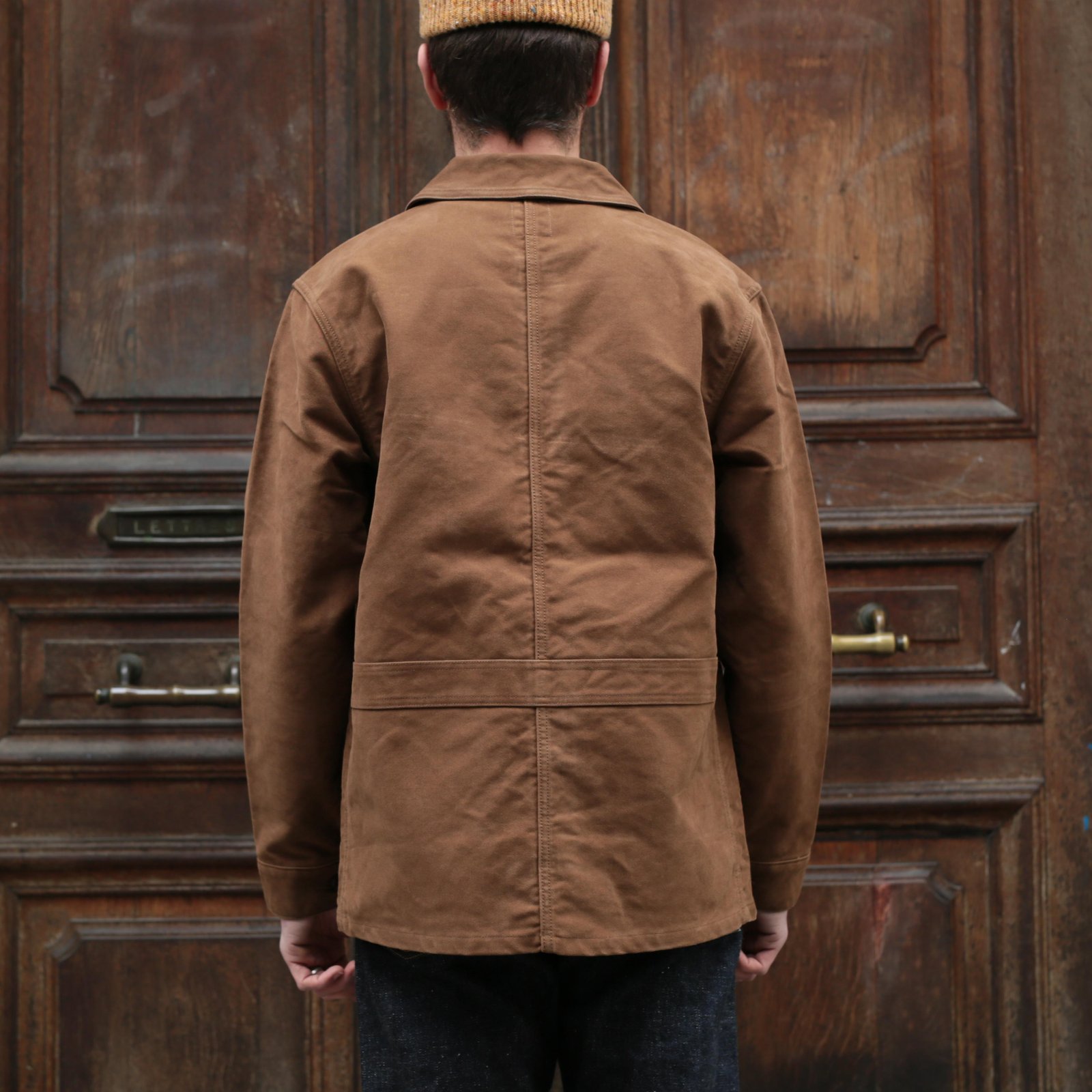 French Moleskin Jacket Brown