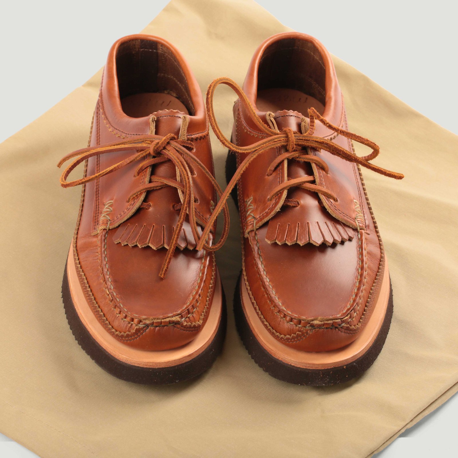 Blucher DB with Kiltie in Whisky Color