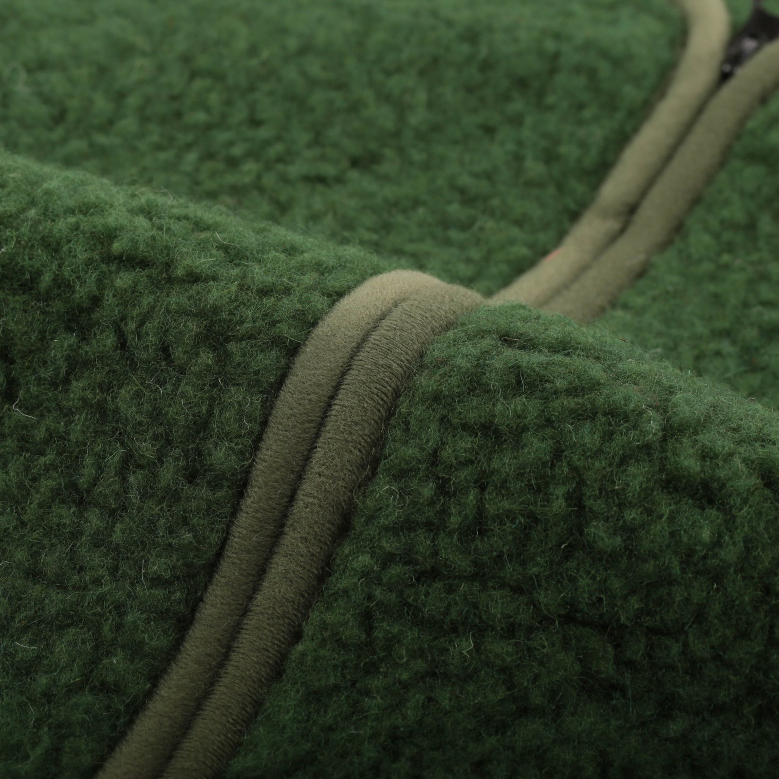 zip-flâneurs-COLDBREAKER-sleeveless wool jacket-Pepitko Vest-Dark Green