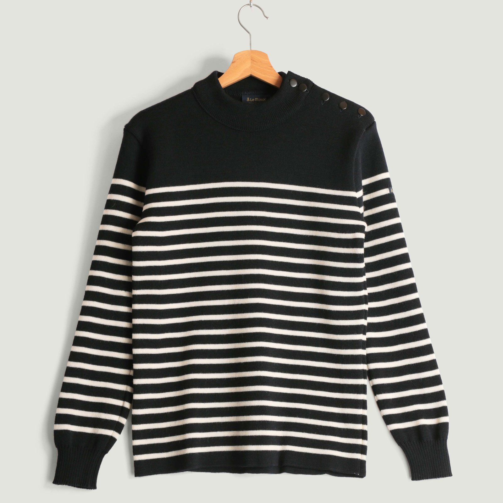 Navy/Ecru Striped Sailor Sweater