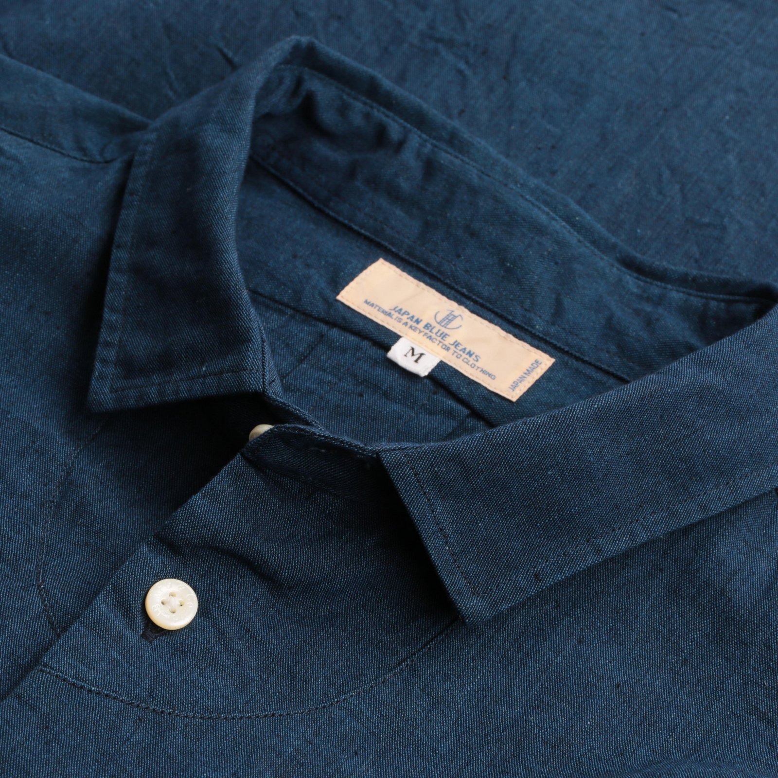 JAPAN BLUE / Buono Shirt 5oz Deep Indigo Selvedge Chambray