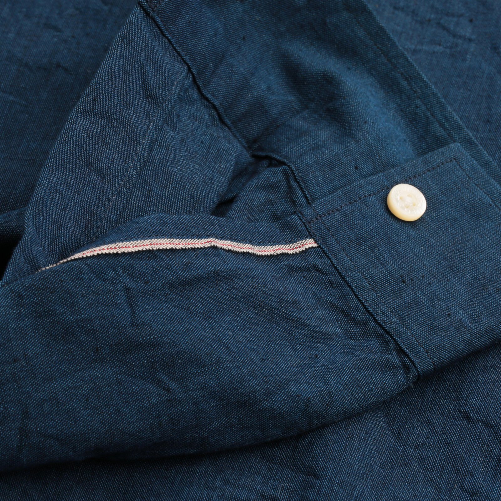 JAPAN BLUE / Buono Shirt 5oz Deep Indigo Selvedge Chambray