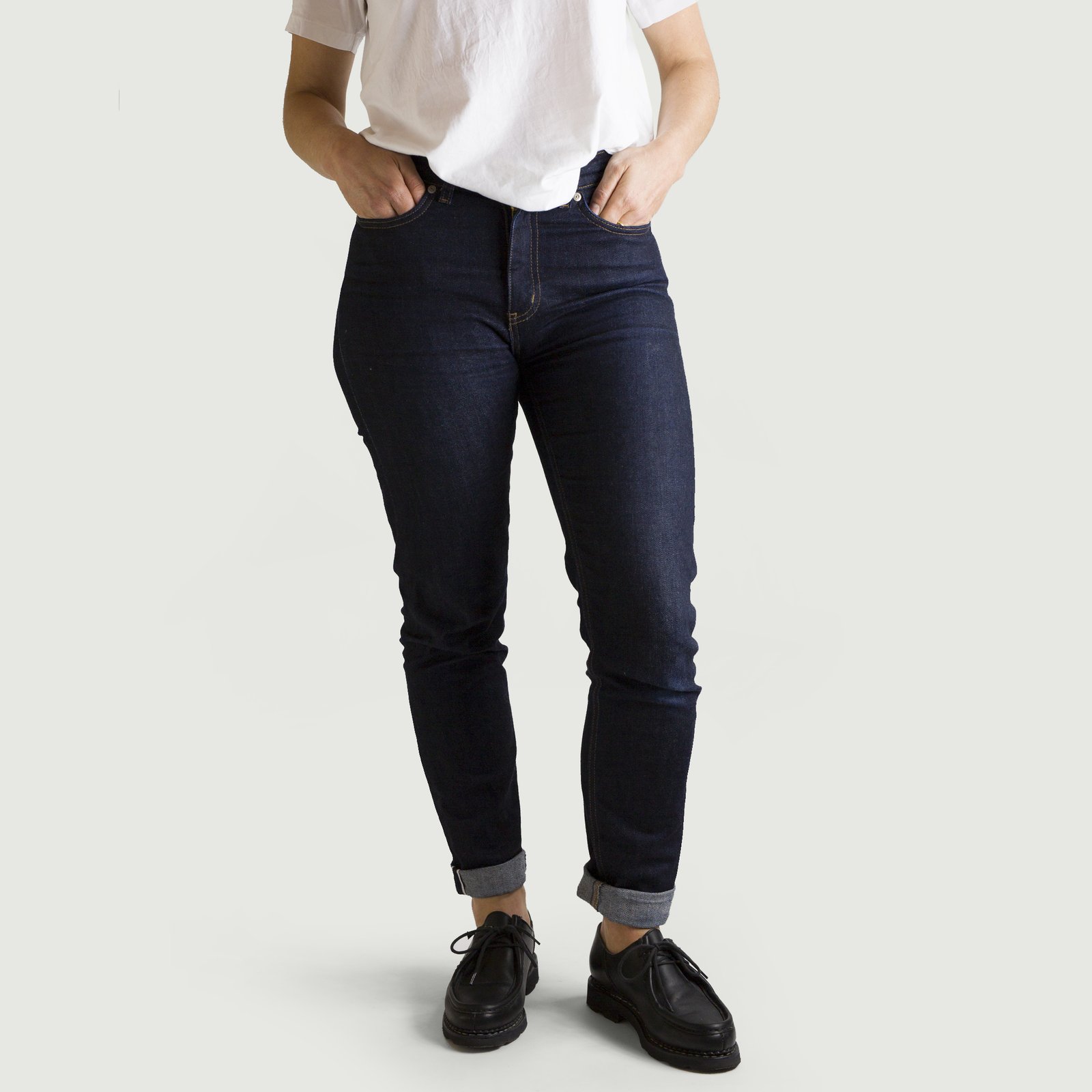 Women High Skinny Nightshade Stretch Selvedge