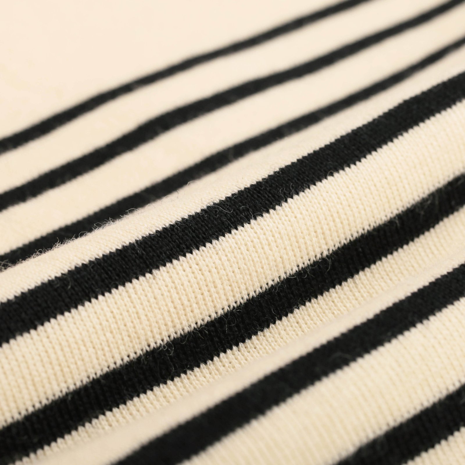 Ecru/Navy Striped Sailor Sweater