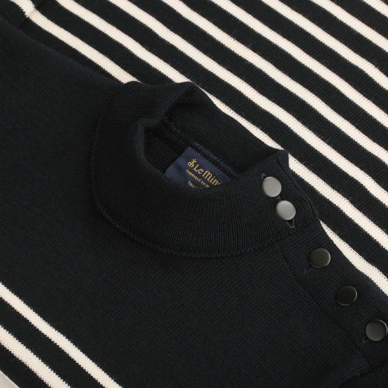 Navy/Ecru Striped Sailor Sweater