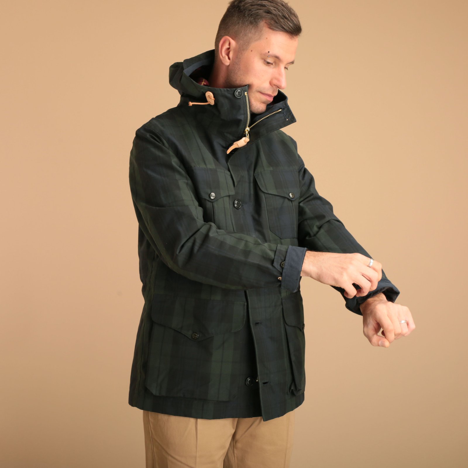 Rain Weekender Coat Black Watch