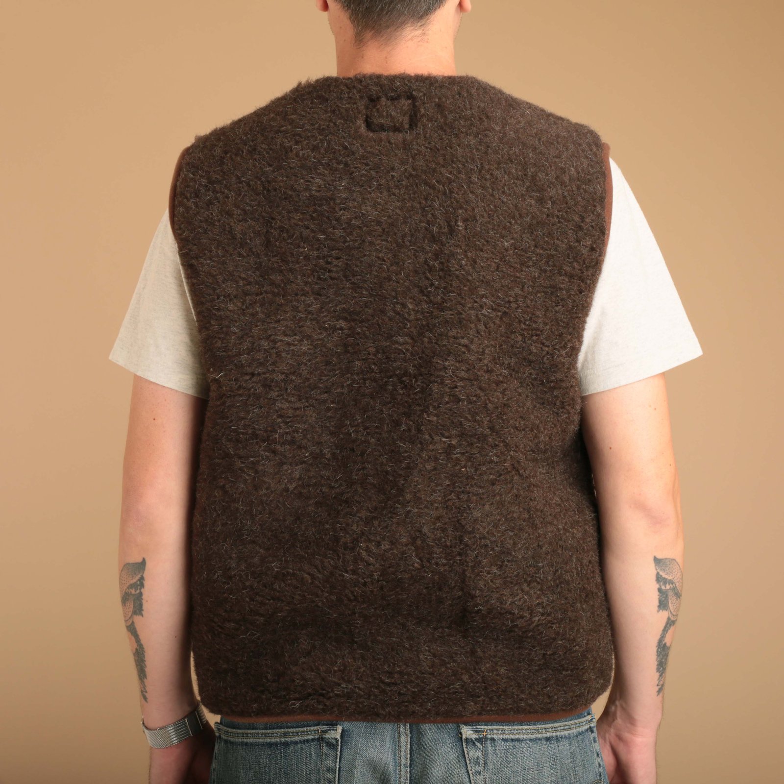 Pepitko Vest Dark Brown