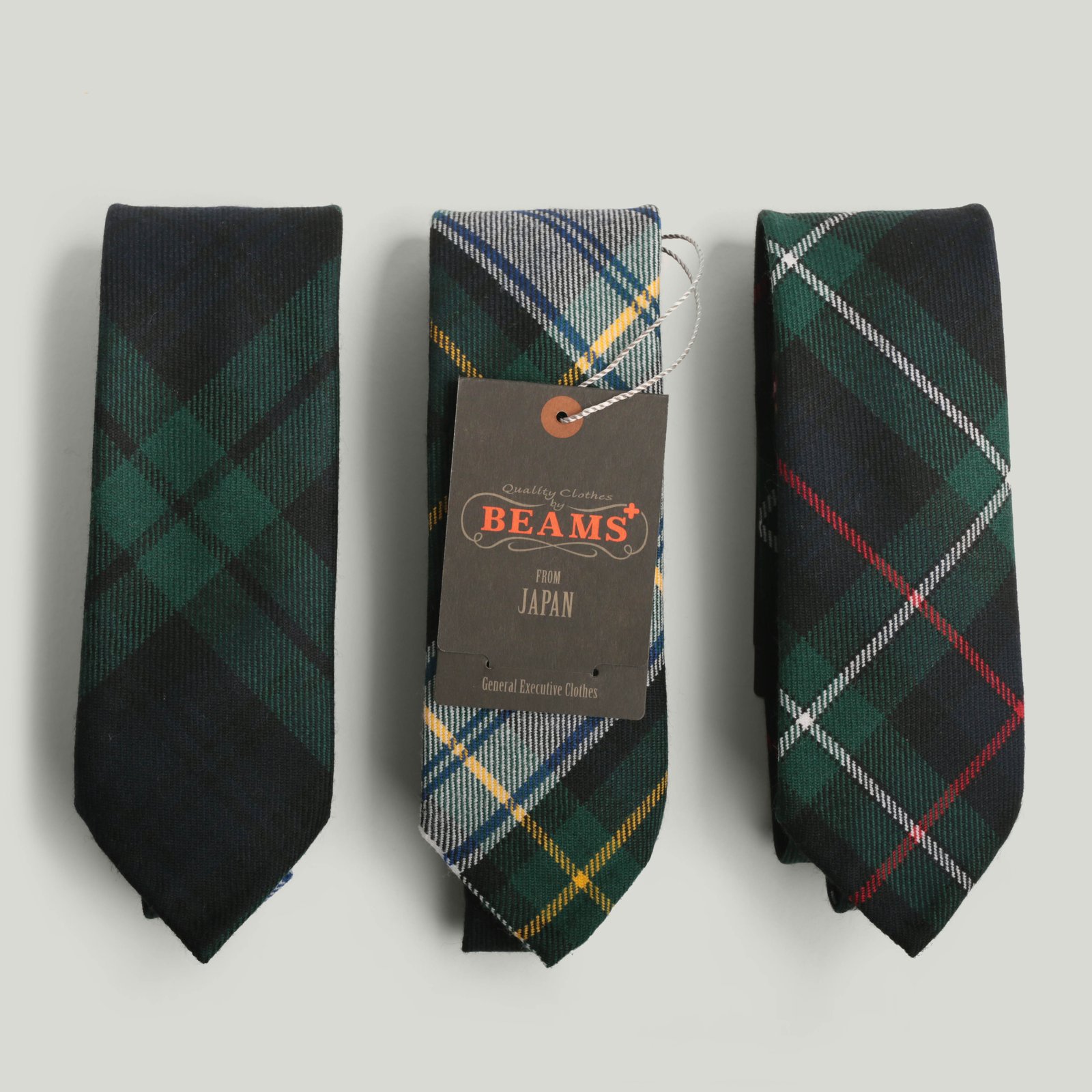 Wool Tie Tartan Check Dress Gordon/Blackwatch