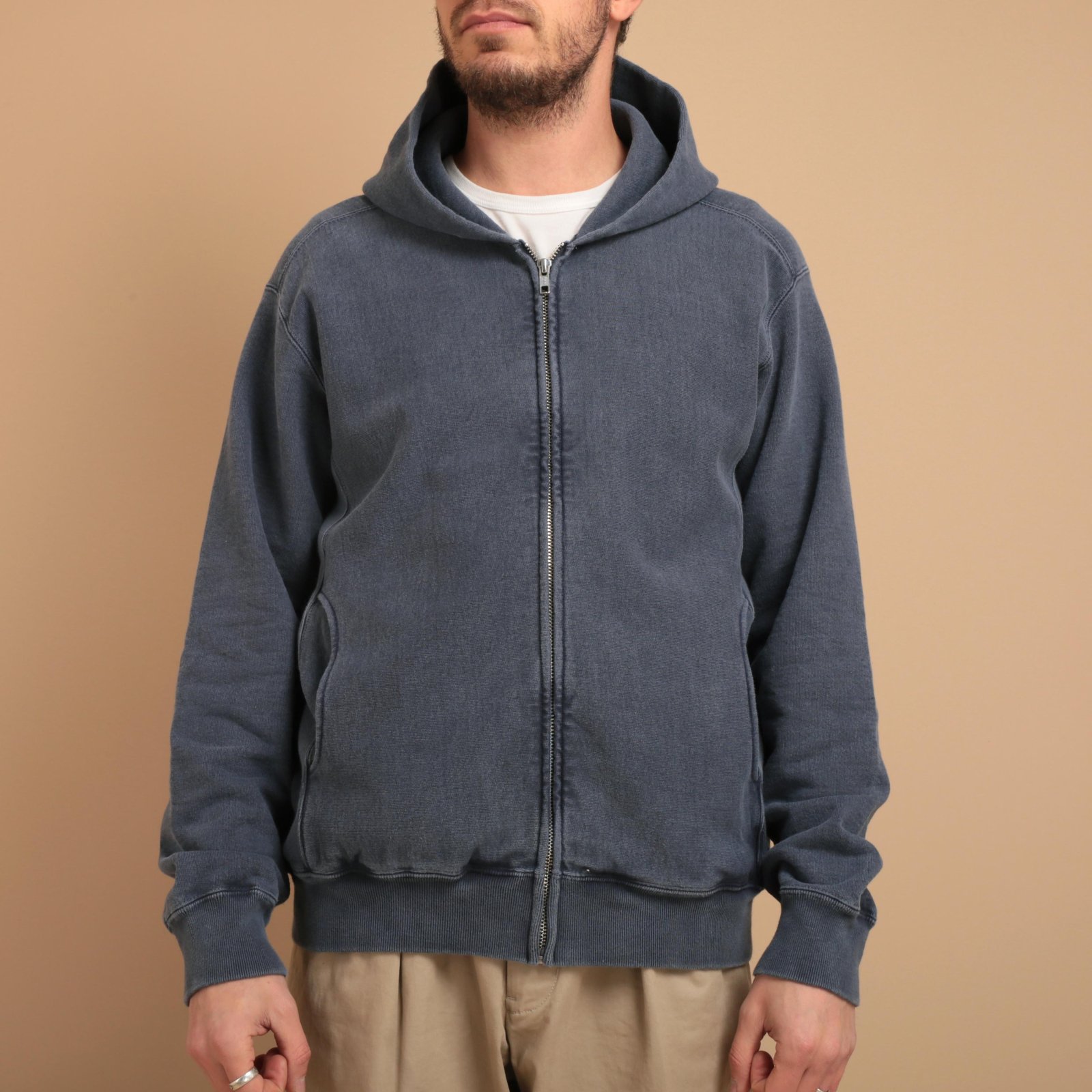 Heavy Zip Hood Sweat P-Navy