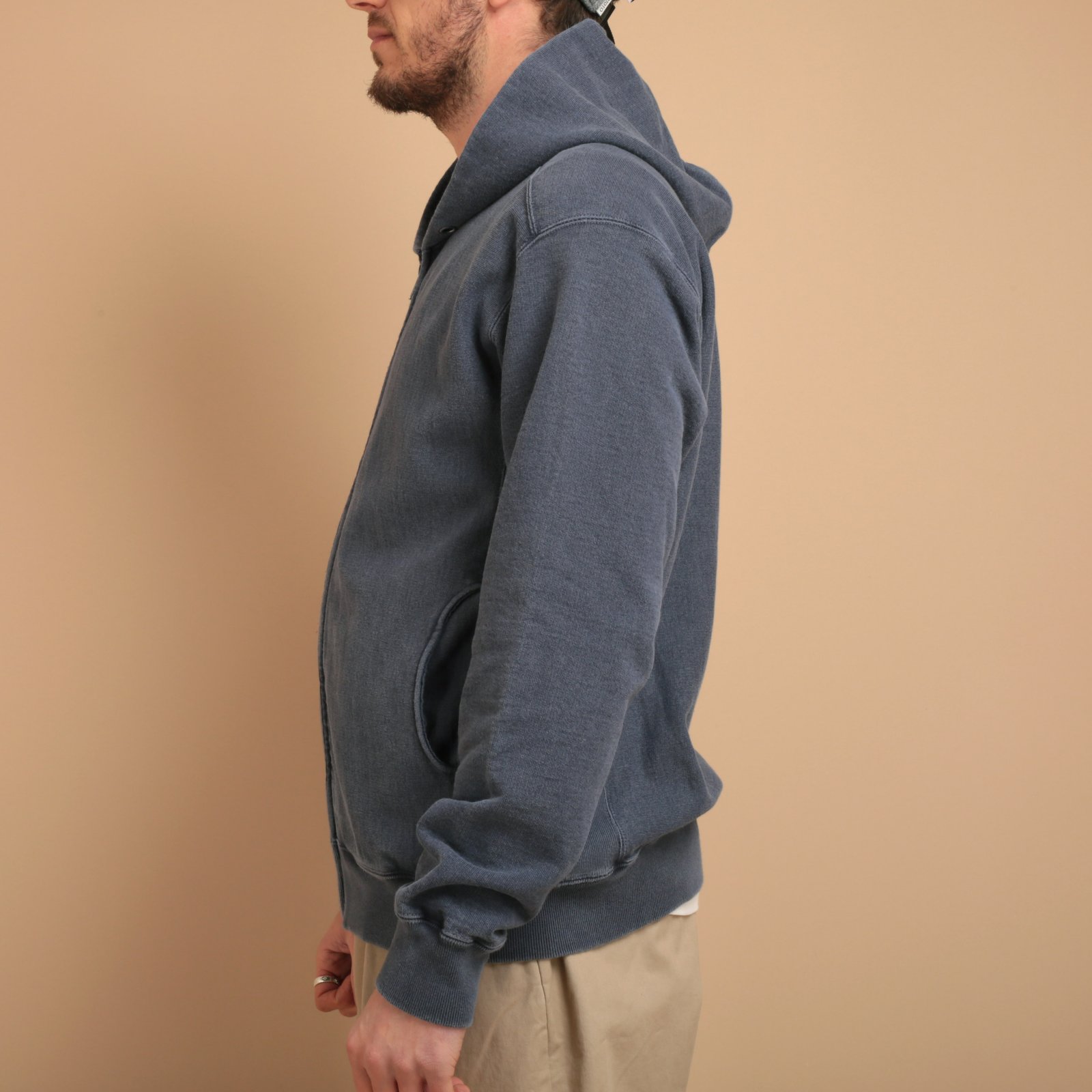 Heavy Zip Hood Sweat P-Navy