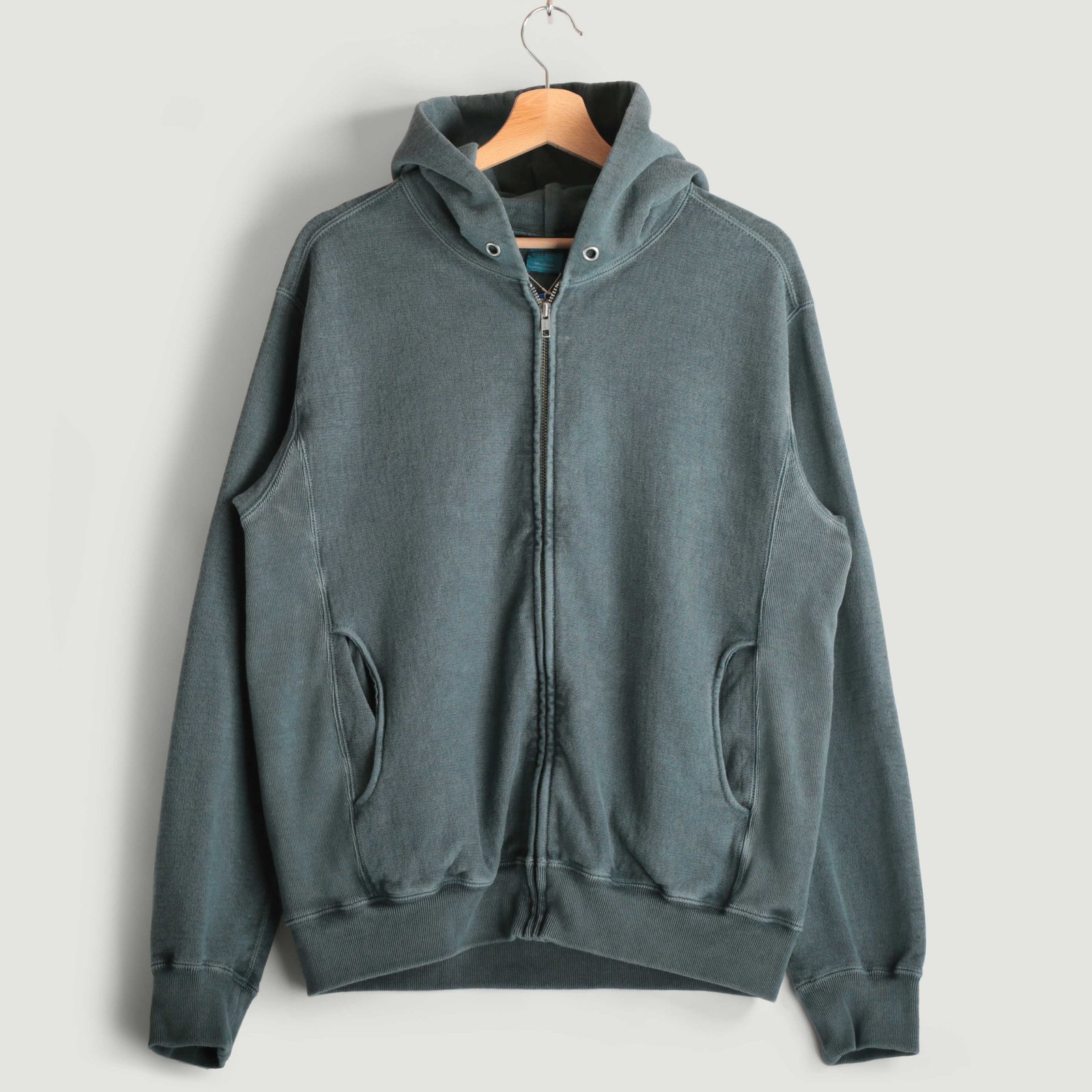 Heavy Zip Hood Sweat P-Slate