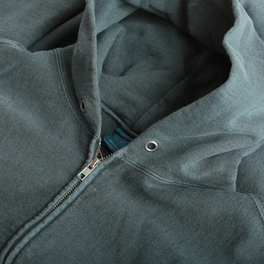 Heavy Zip Hood Sweat P-Slate