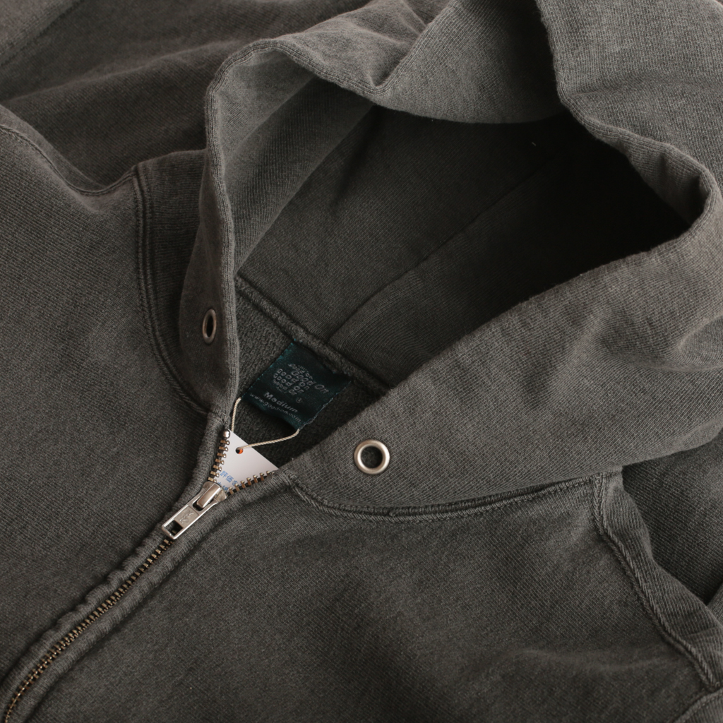 Heavy Zip Hood Sweat P-Black