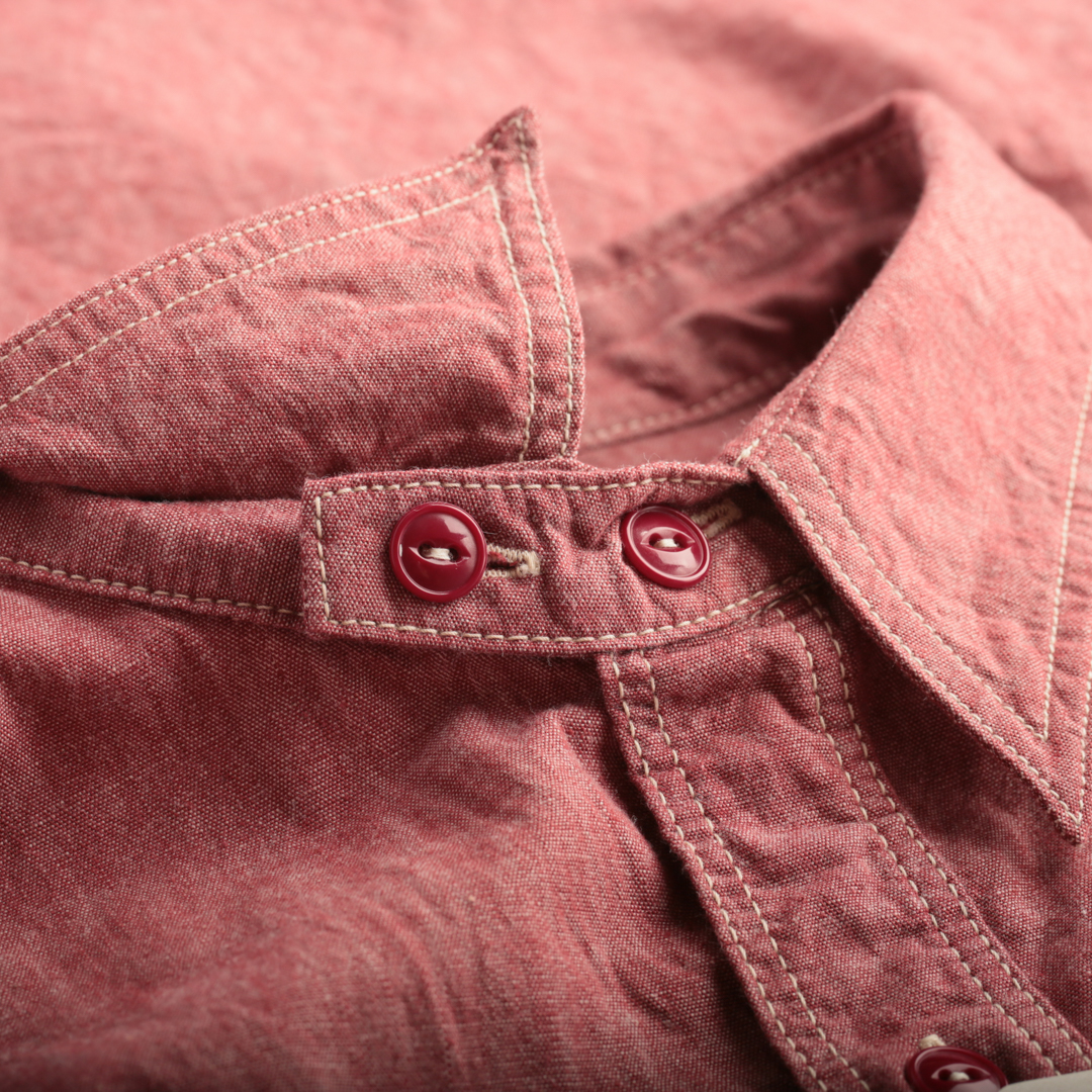 5oz Chambray Work Shirt Red