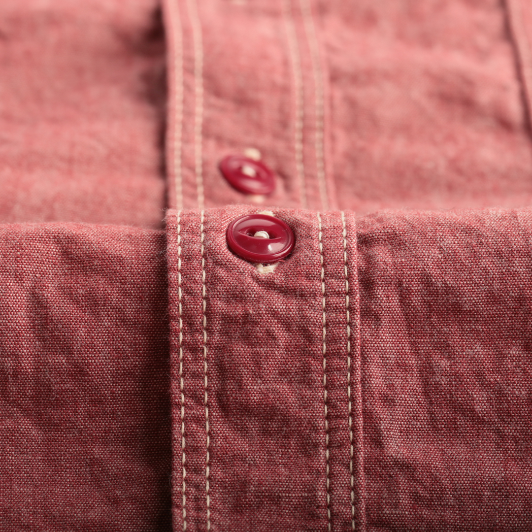 5oz Chambray Work Shirt Red