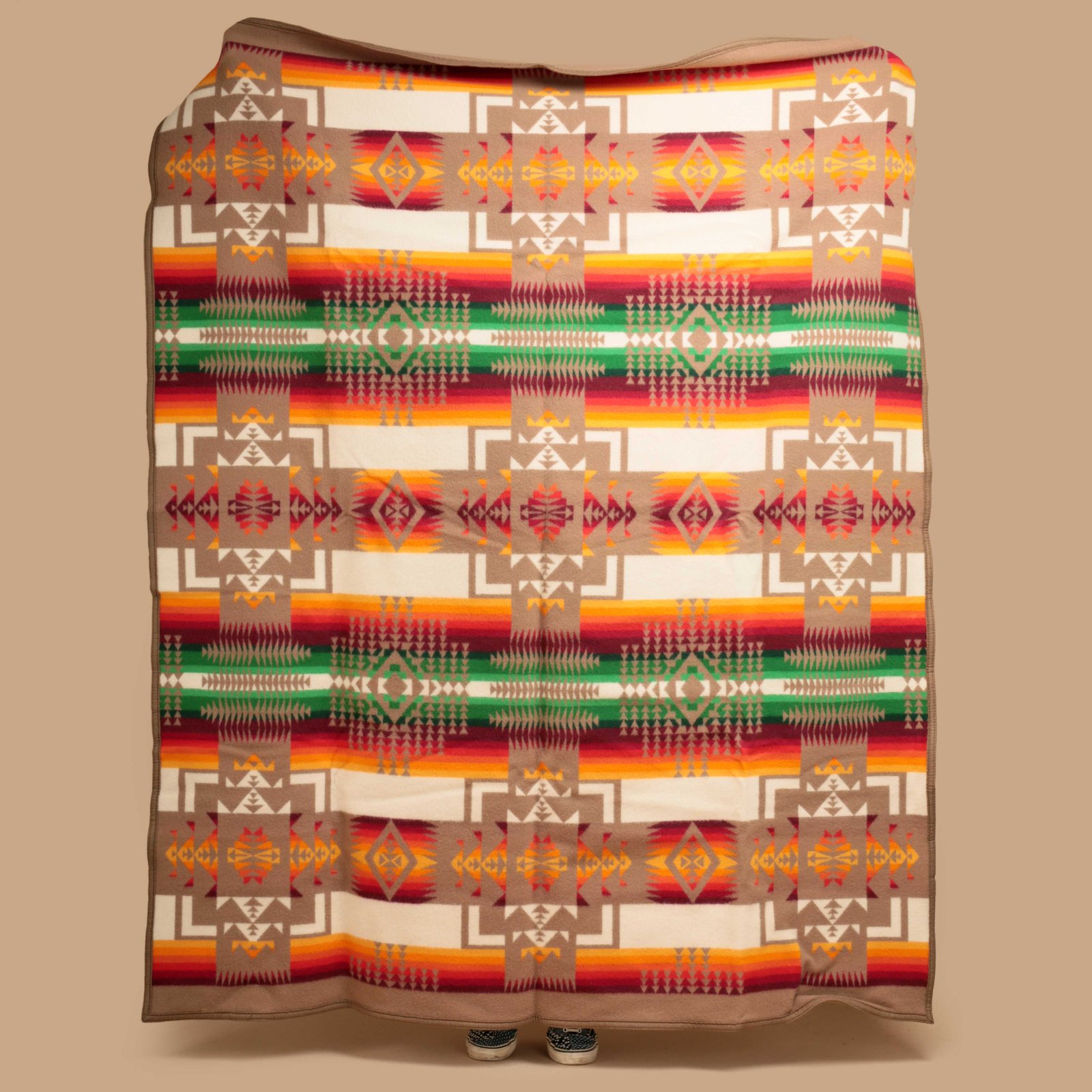 Large Chief Joseph Blanket in Khaki