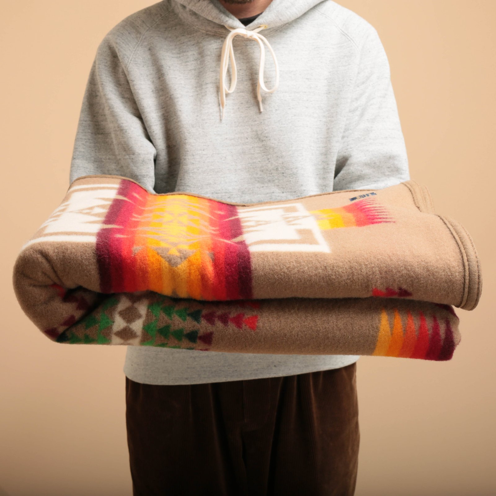 Large Chief Joseph Blanket in Khaki