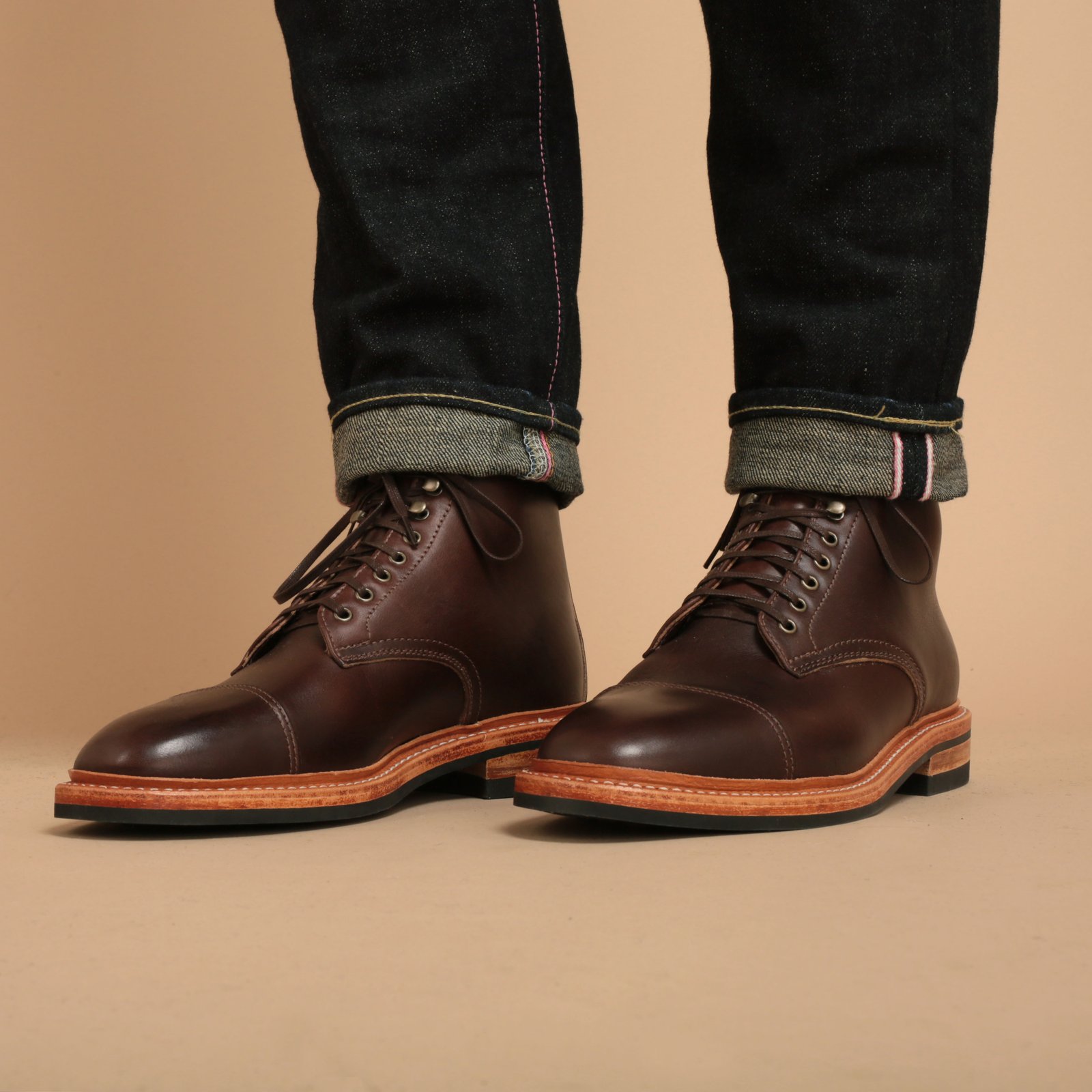 Cap-Toe Lakeshore Boot Brown Chromexcel