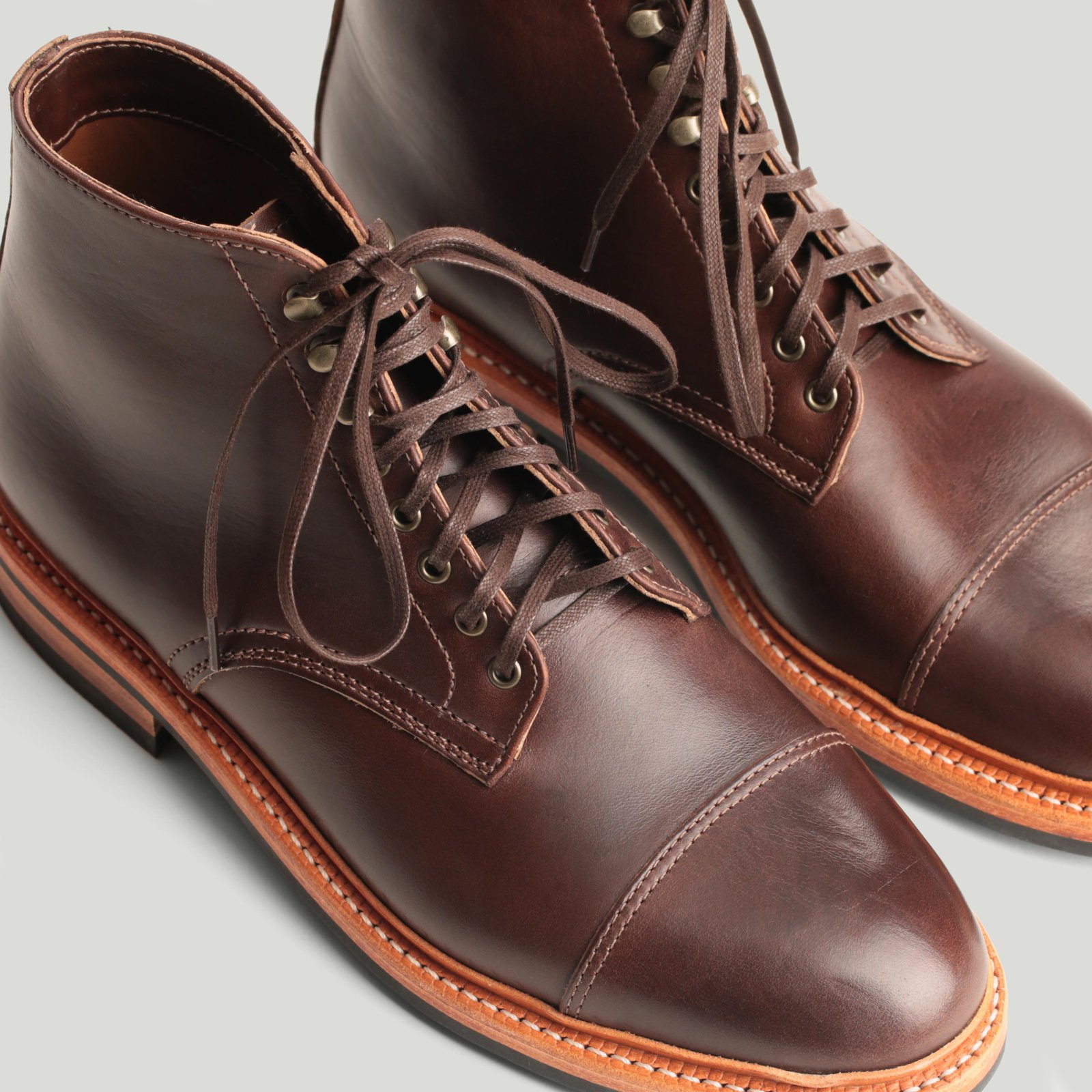 Cap-Toe Lakeshore Boot Brown Chromexcel