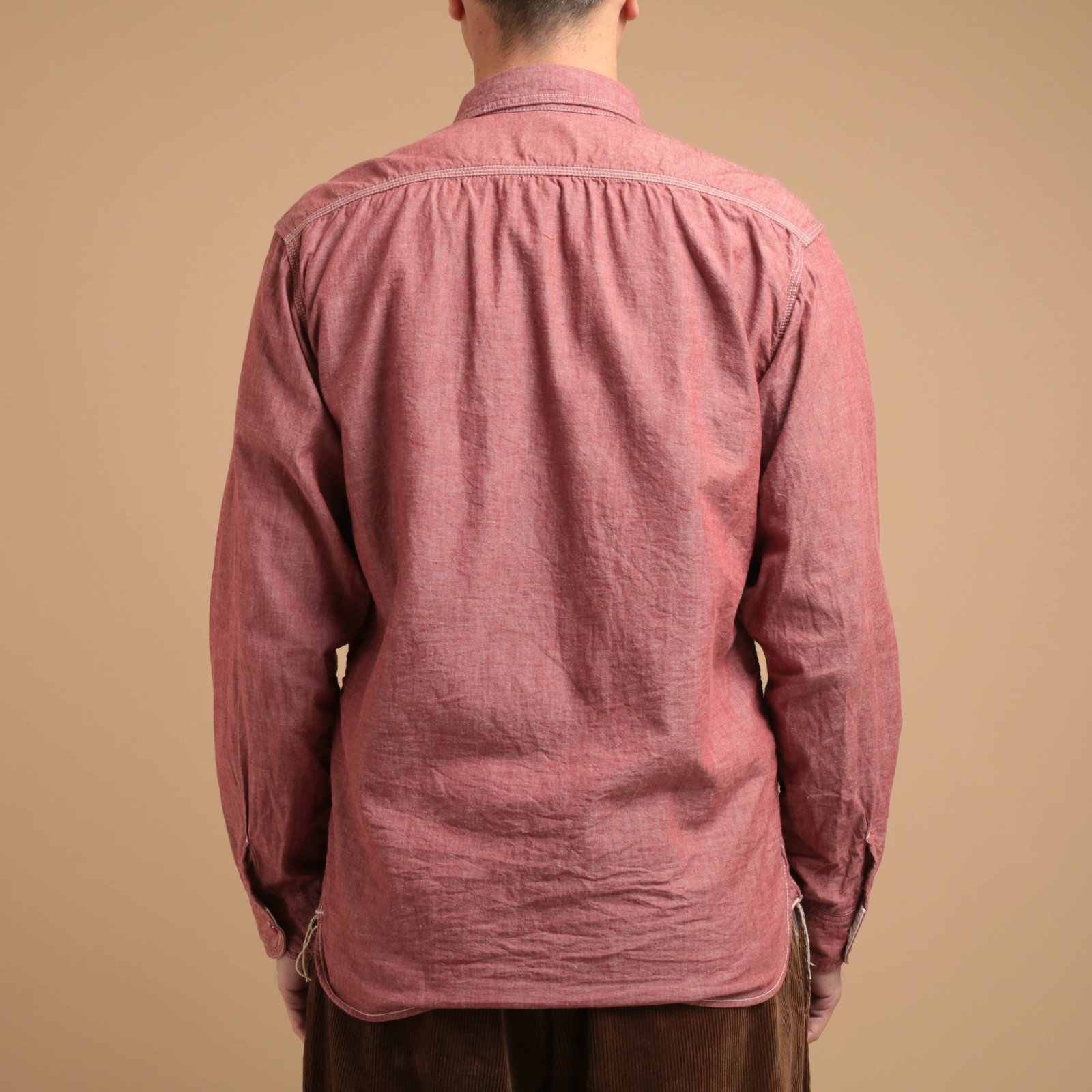 5oz Chambray Work Shirt Red