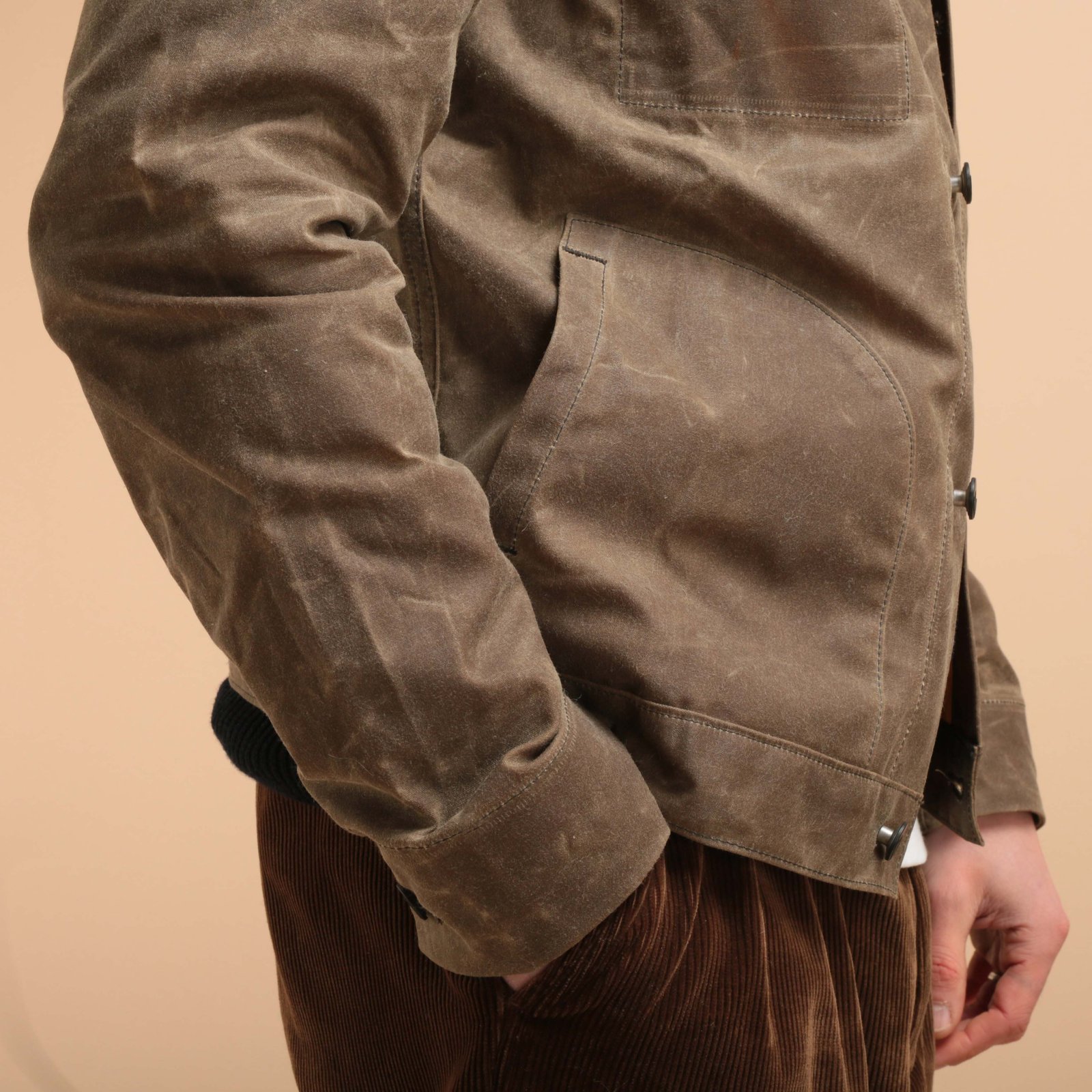 Ridgeline Supply Jacket Brown Waxed Canvas