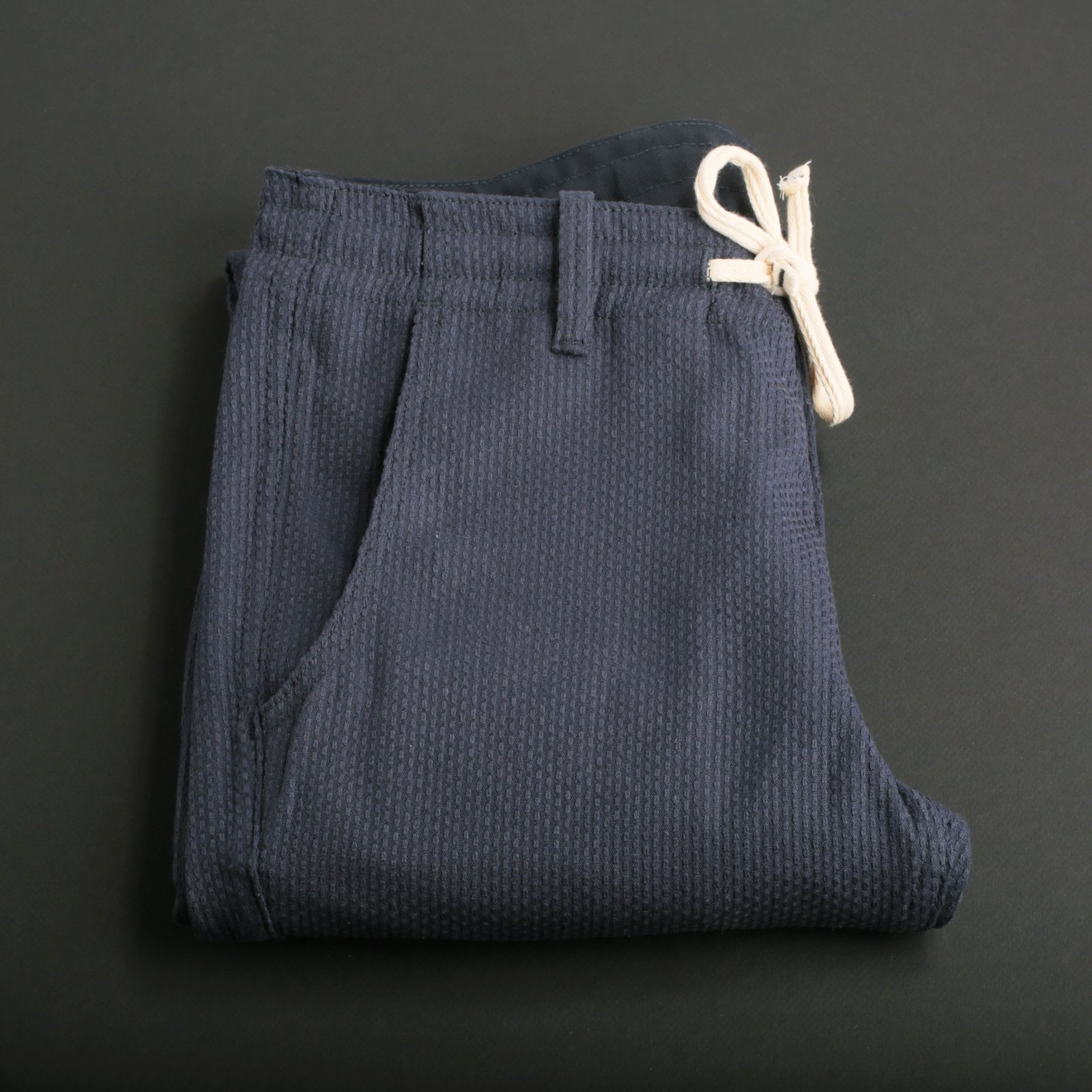 Boarder Pant Navy Sashiko