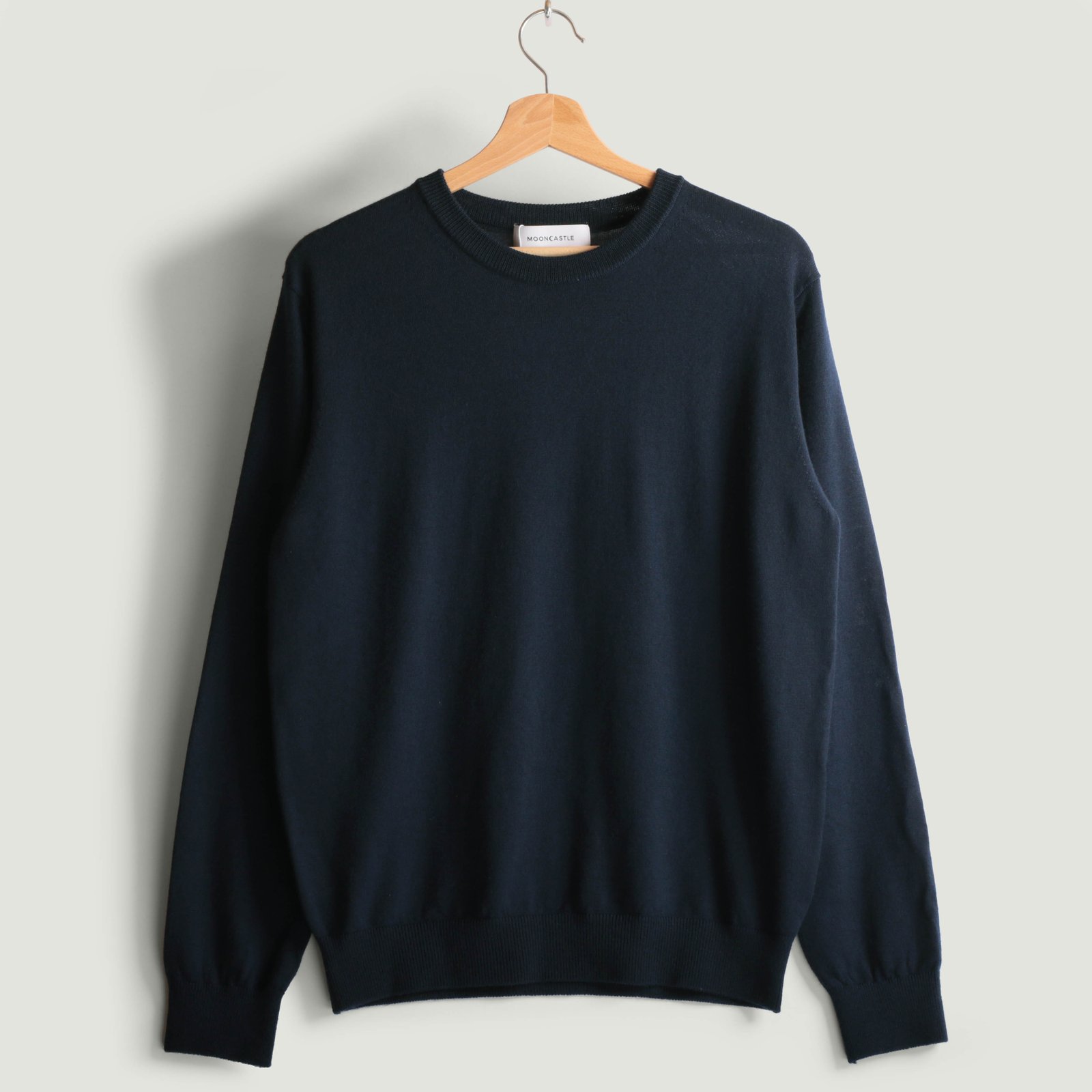 Pull Mérinos Col Rond Navy