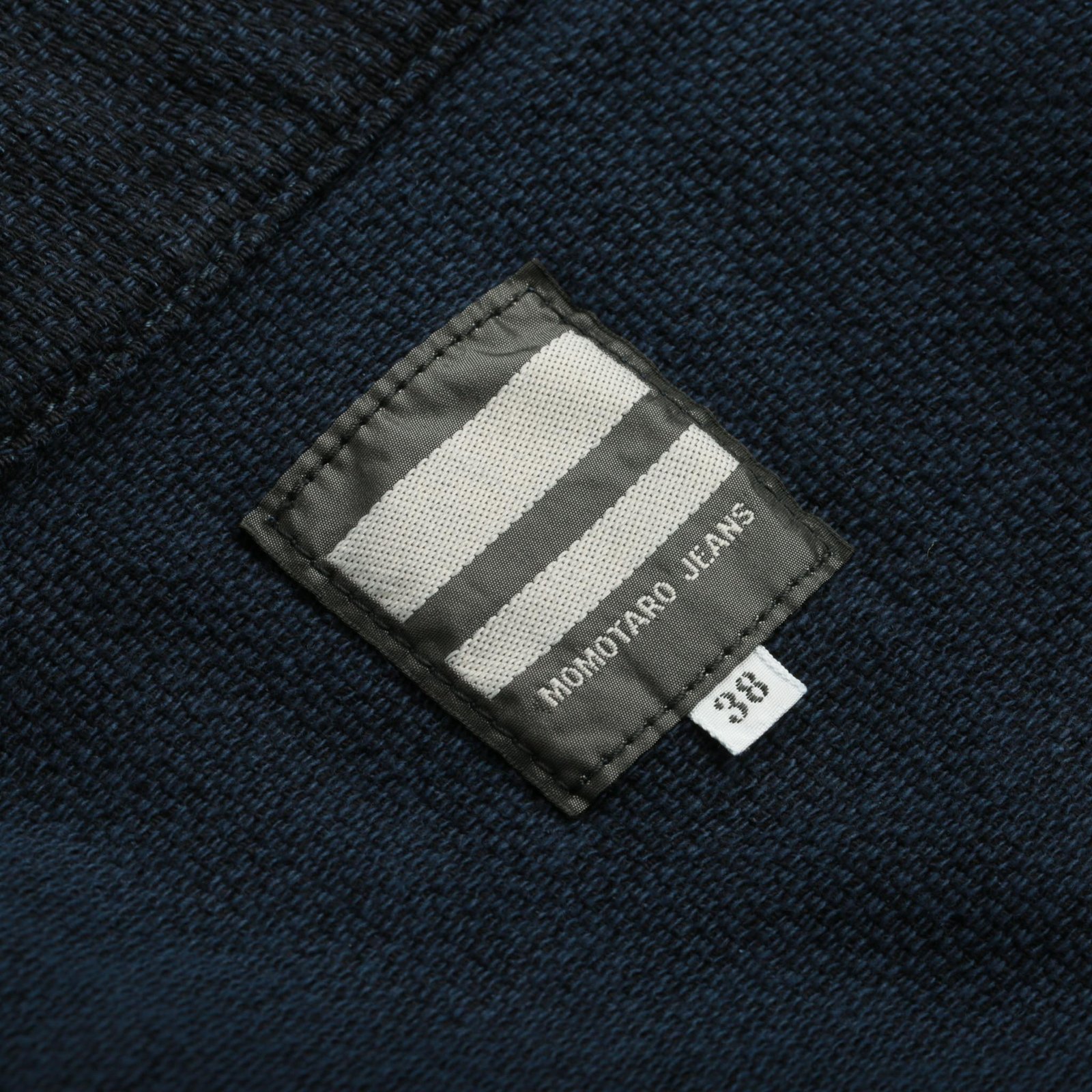 MOMOTARO Dobby Coverall Jacket in Indigo - Tagged for Flâneurs