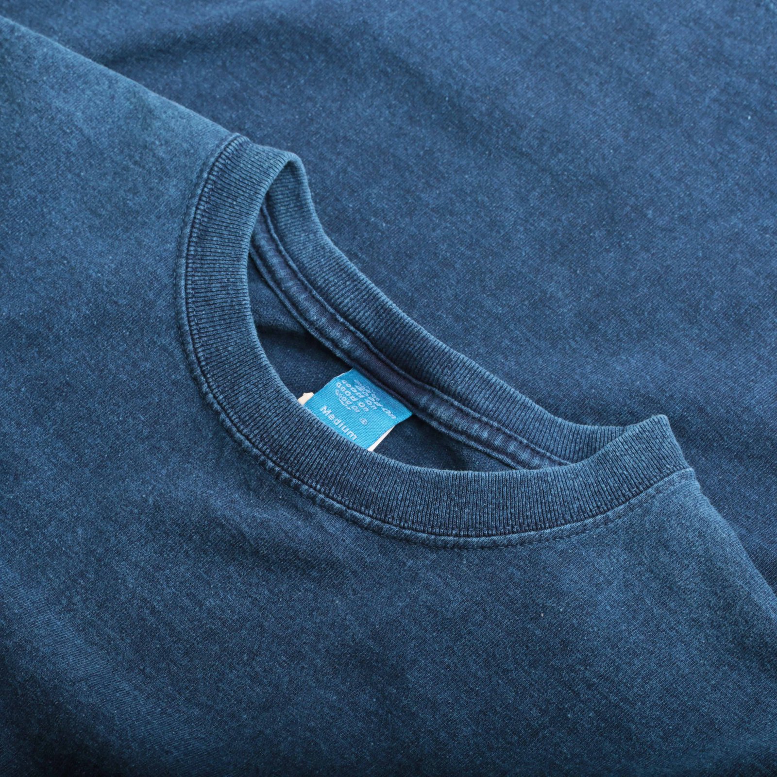 Long Sleeve Pocket Tee Indigo Shave