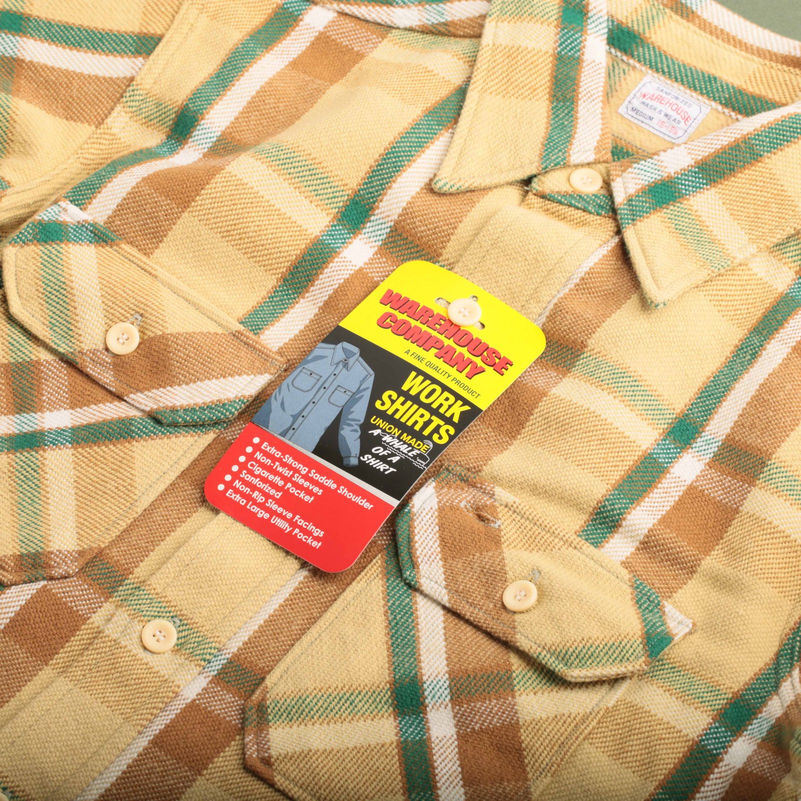 Lot 3104 Flannel Shirt Beige