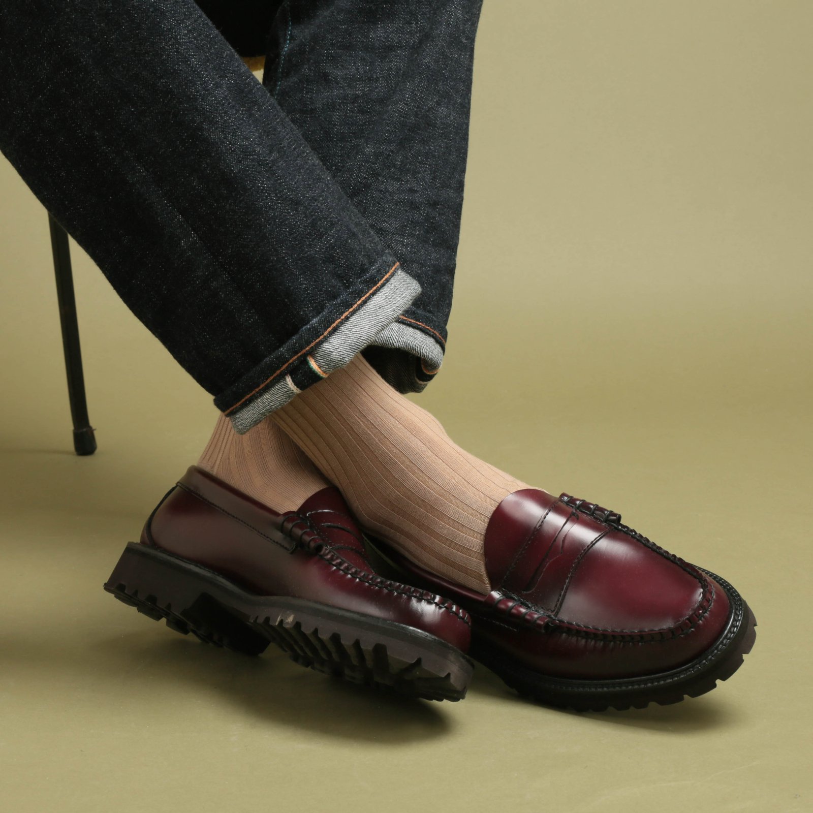 Weejuns 90s Larson Penny Loafers Wine