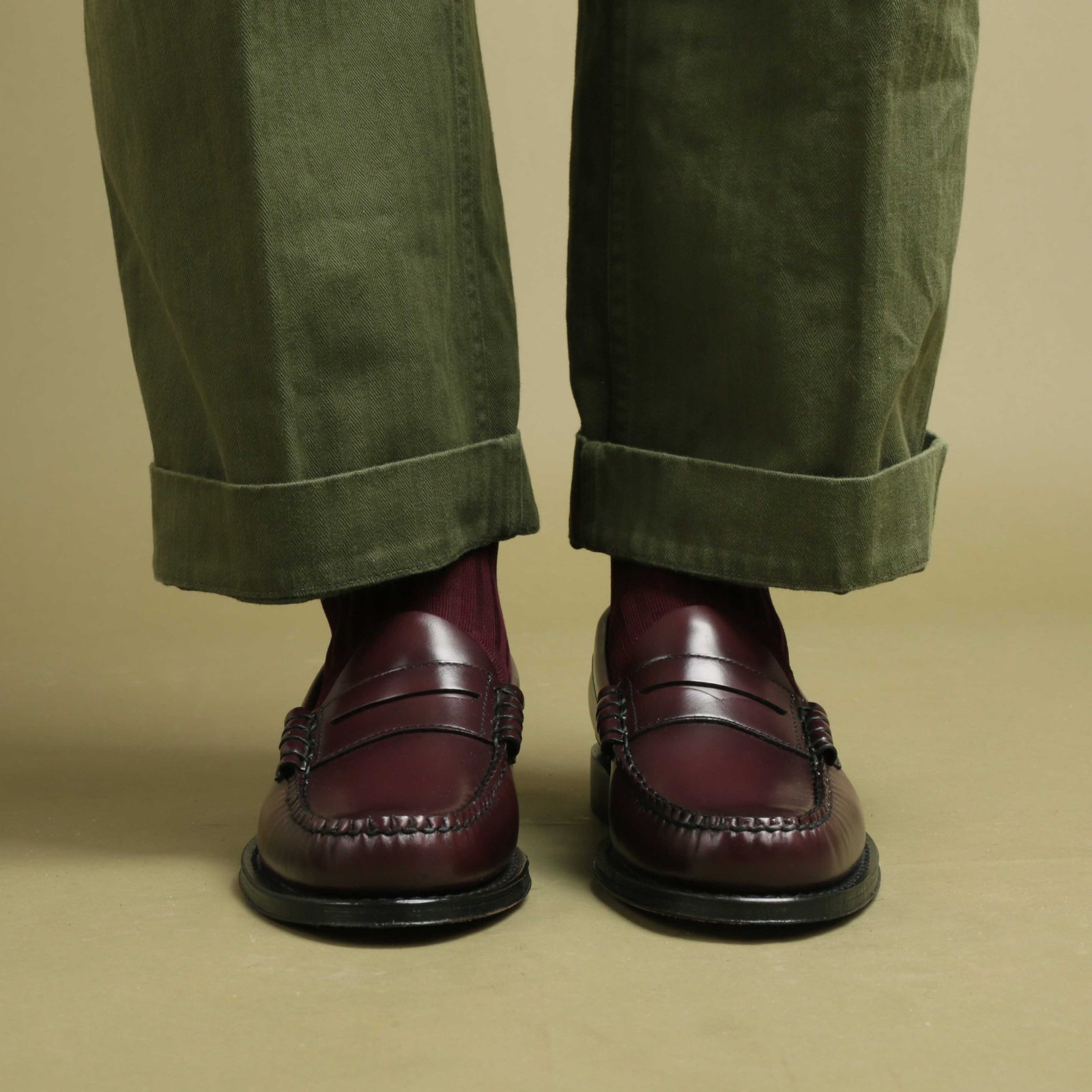 Weejuns Heritage Larson Penny Loafers Wine