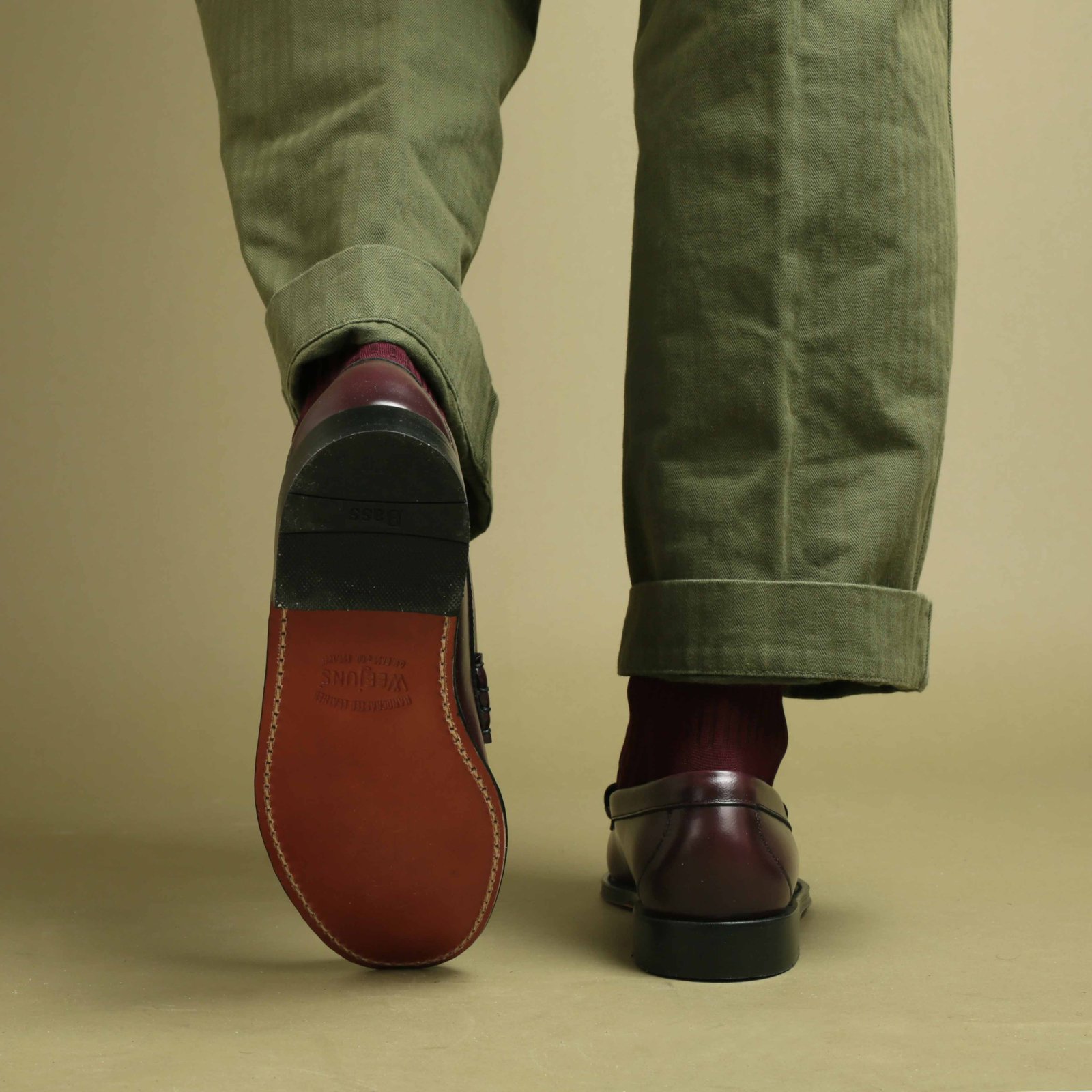 Weejuns Heritage Larson Penny Loafers Wine