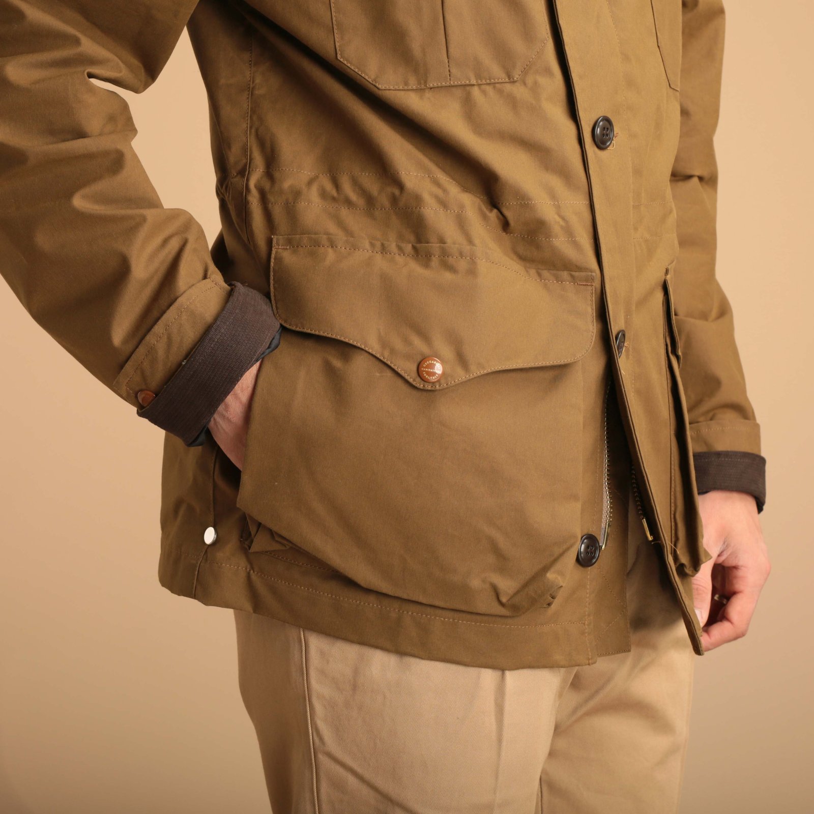 Rain Weekender Coat Dark Tan