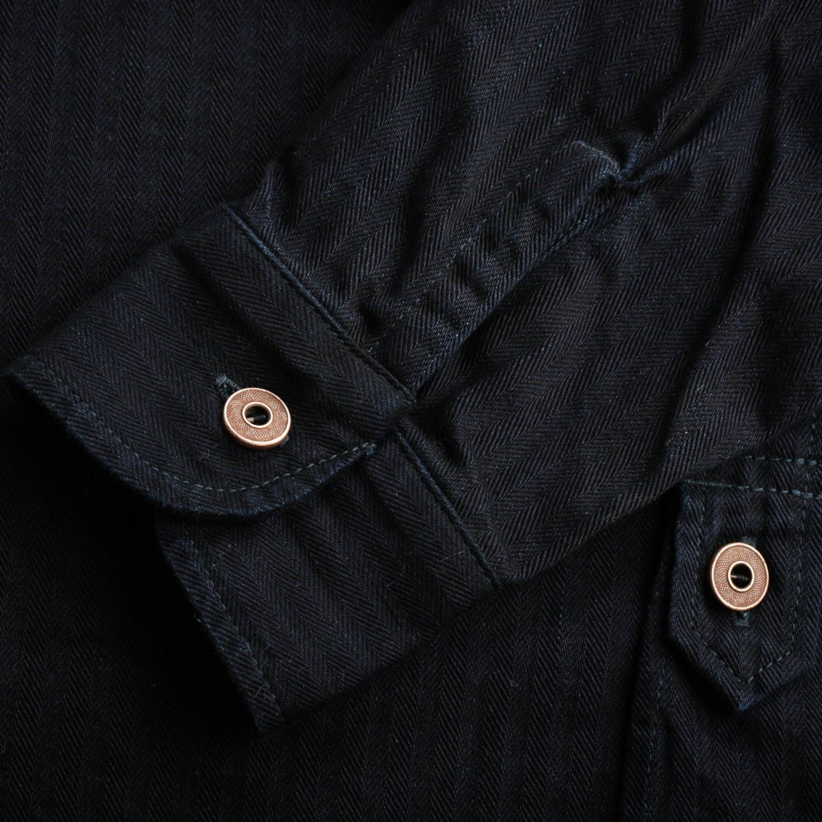 Indigo Herringbone Workshirt