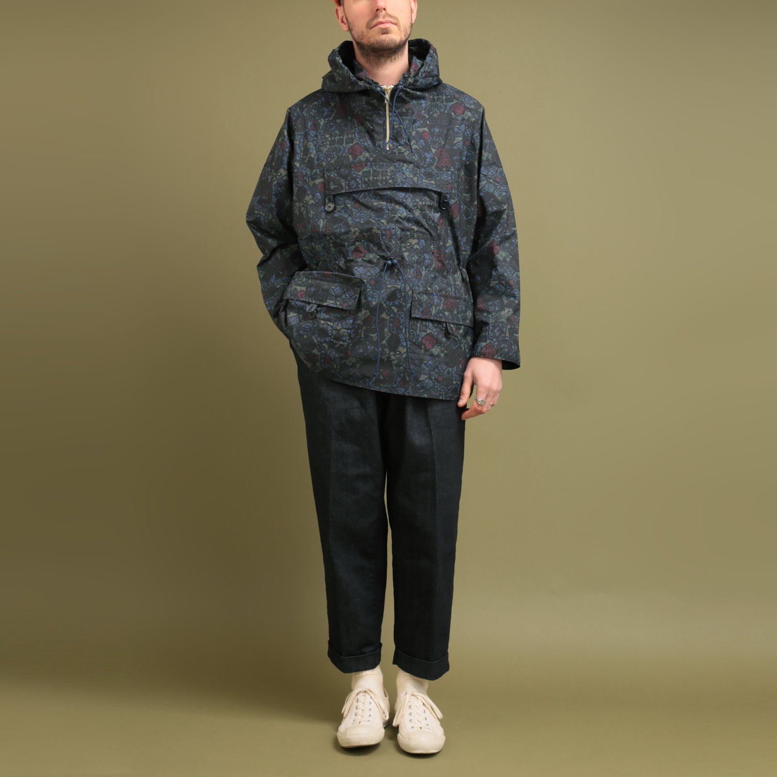 Anorak Eurosports Nylon Ripstop Batik Print