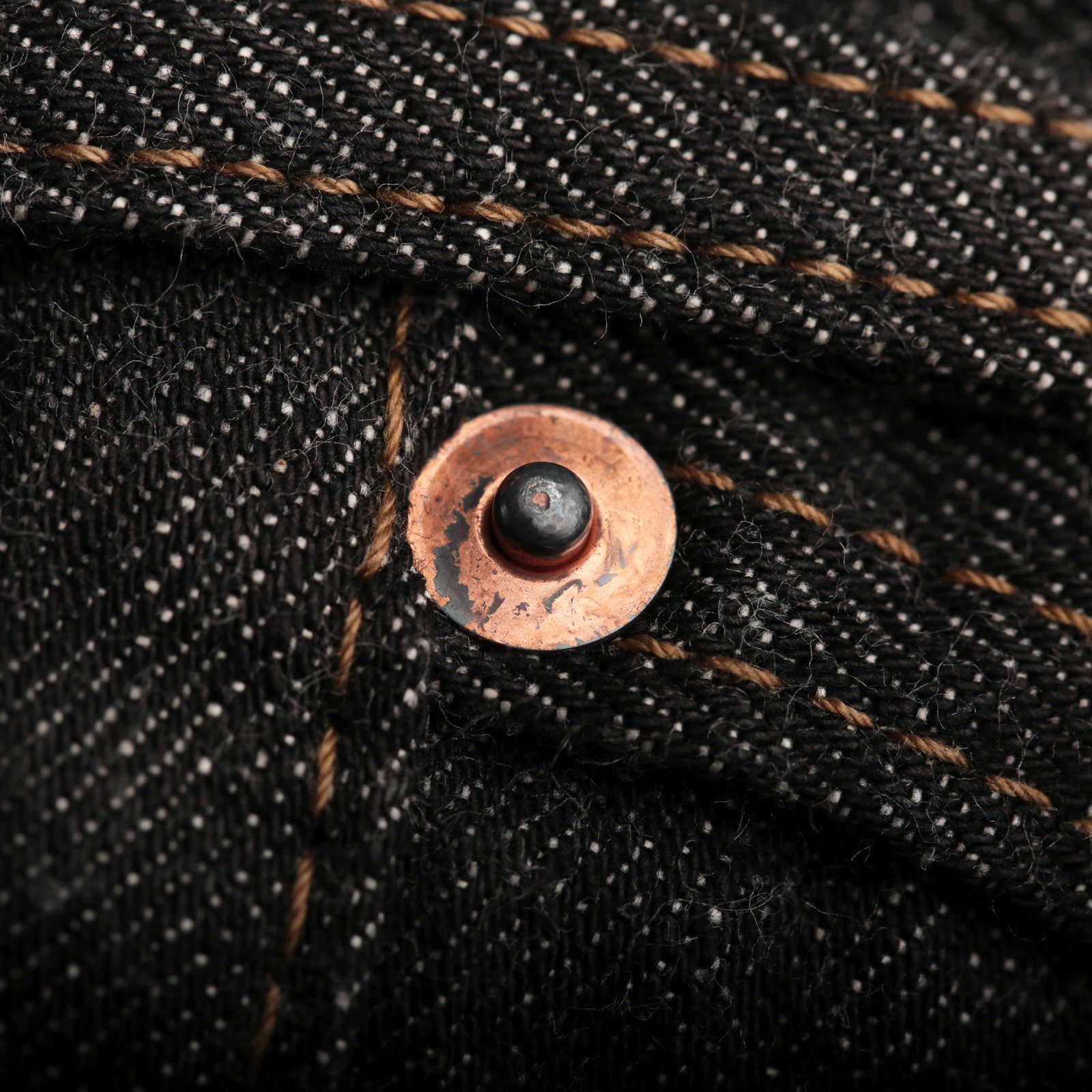 "NO COMPLY" Modified Tapered 13,5oz Black Selvedge Denim