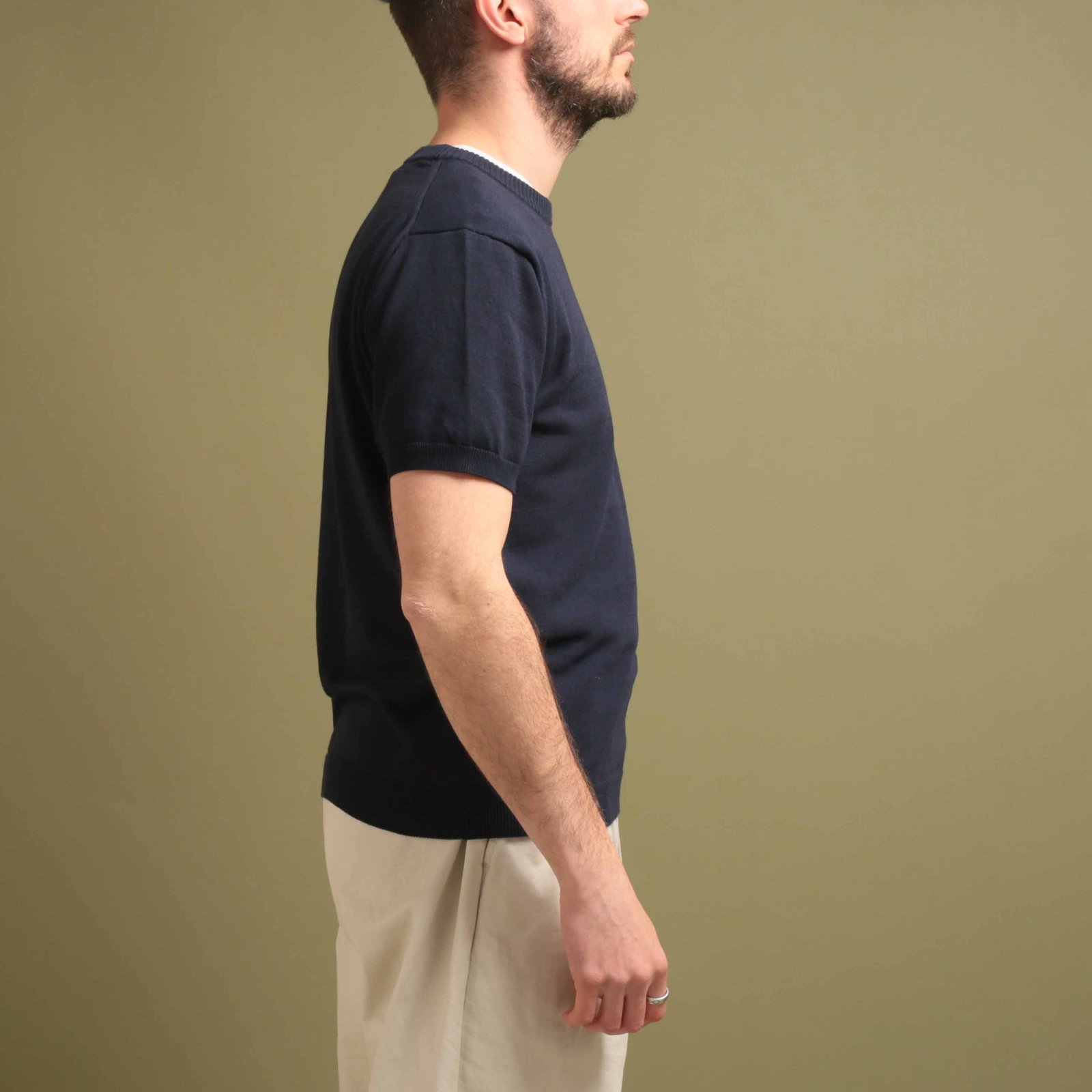 Ice Cotton Crewneck Navy