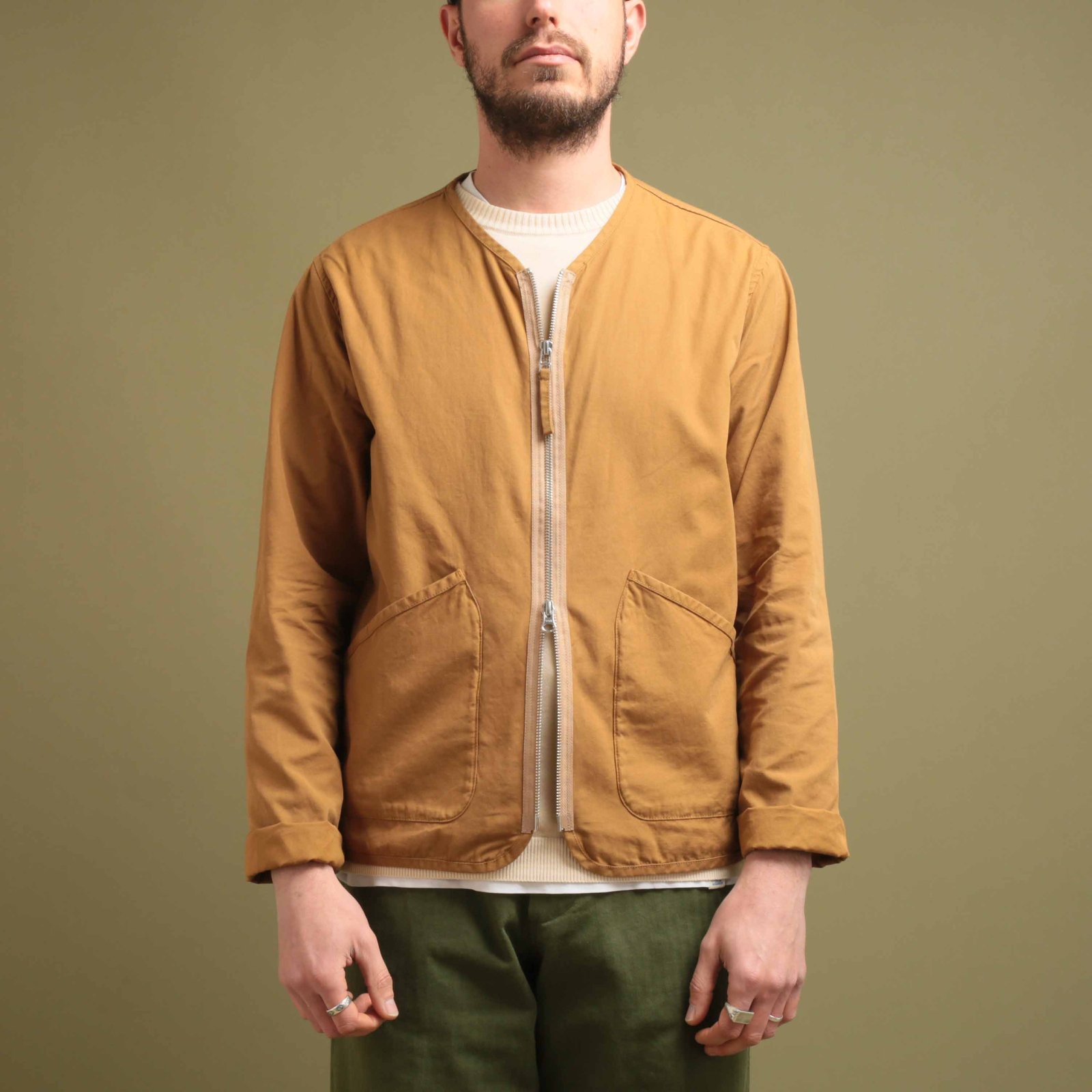 Military Liner Jacket Cumin Summer Canvas