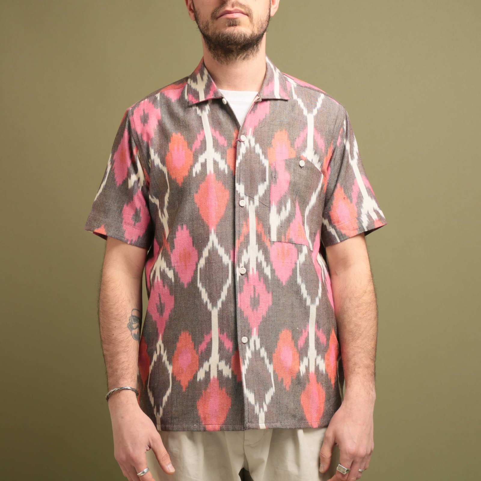 KARDO x FLÂNEURS / S/S Shirt Ikat 46