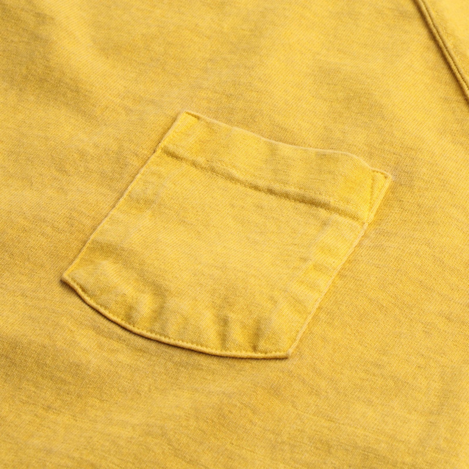 Short Sleeve Heavy Raglan Pocket Tee - Banana Yellow