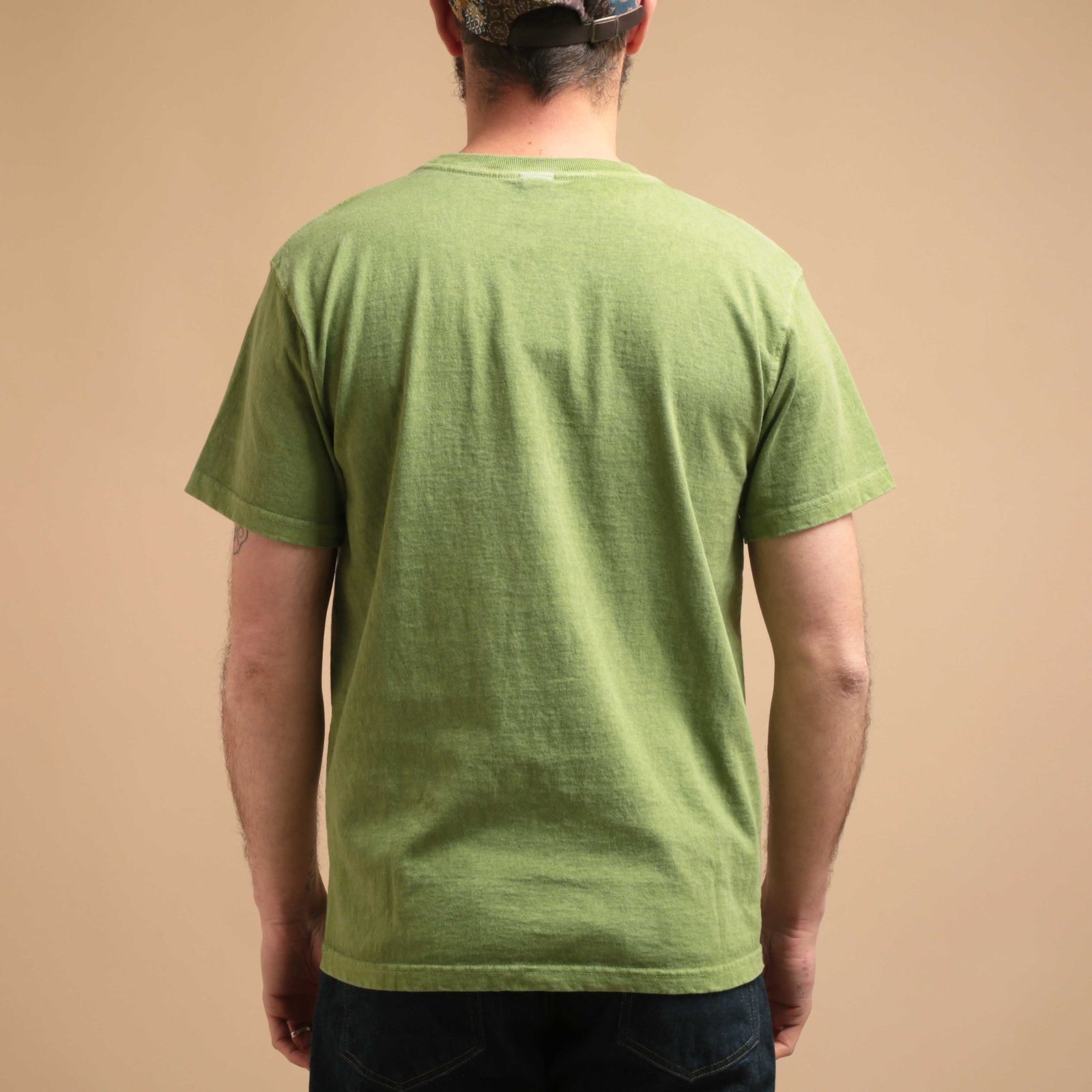 Short Sleeve Crew T-Shirt in Matcha Color