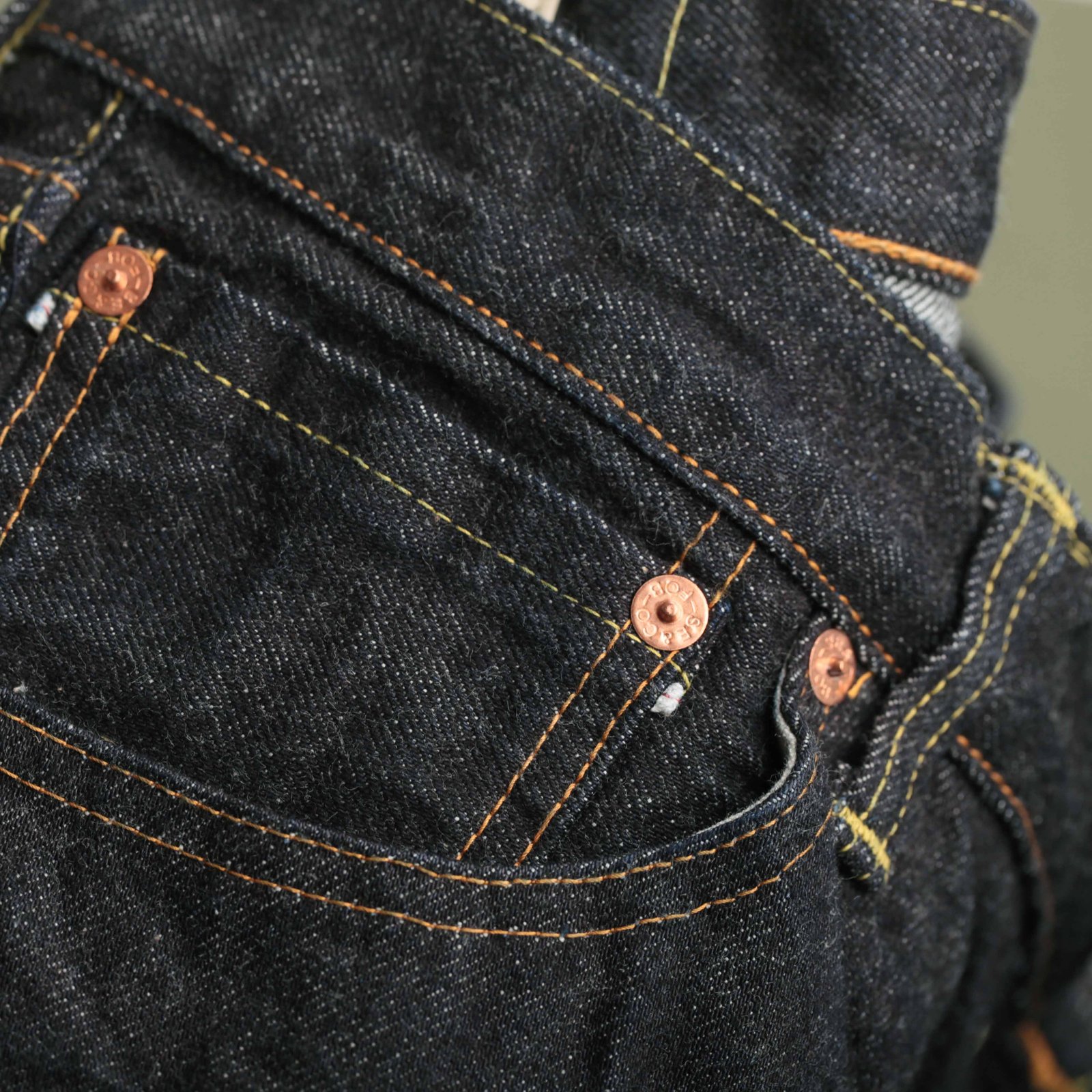 F151-23 XX 5P Supima Cotton Selvedge Denim