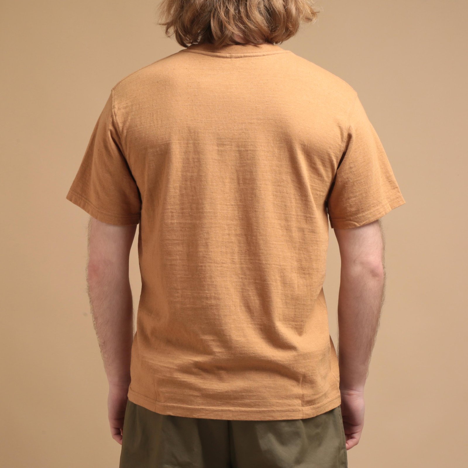 Short Sleeve Pocket T-shirt Organic Brown